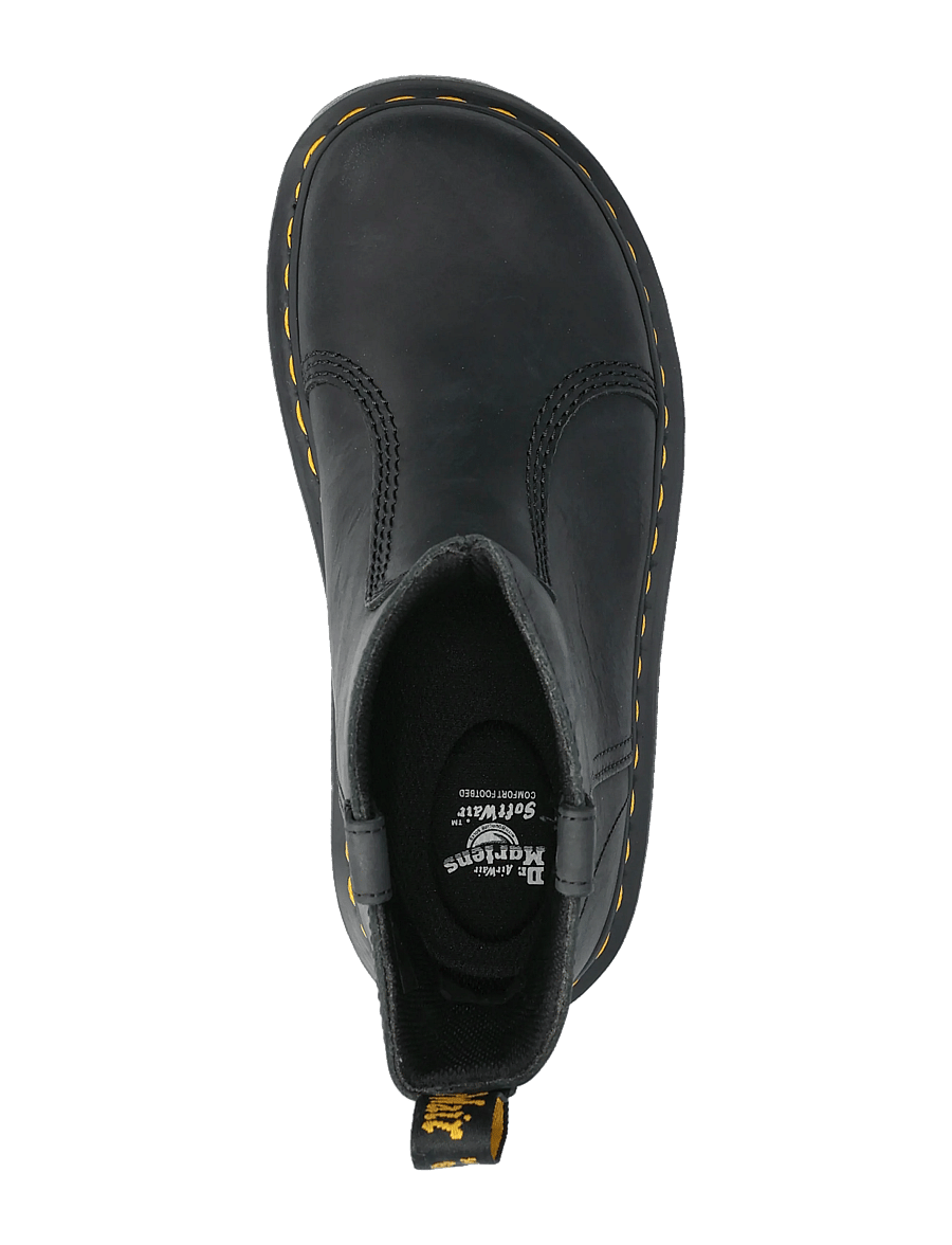 Dr. Martens - Zebzag Rigger - płaskie botki - black - 3