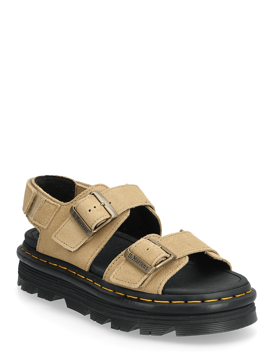 Dr. Martens - Zebzag Sandal Savannah Tan Eh Suede - platvorm sandaalid - savannah tan - 0