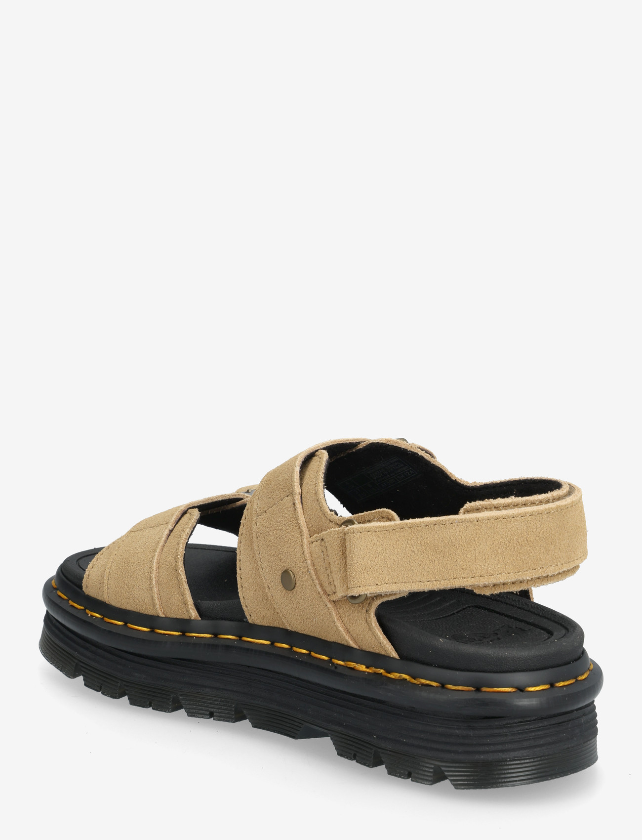 Dr. Martens - Zebzag Sandal Savannah Tan Eh Suede - platform sandals - savannah tan - 2