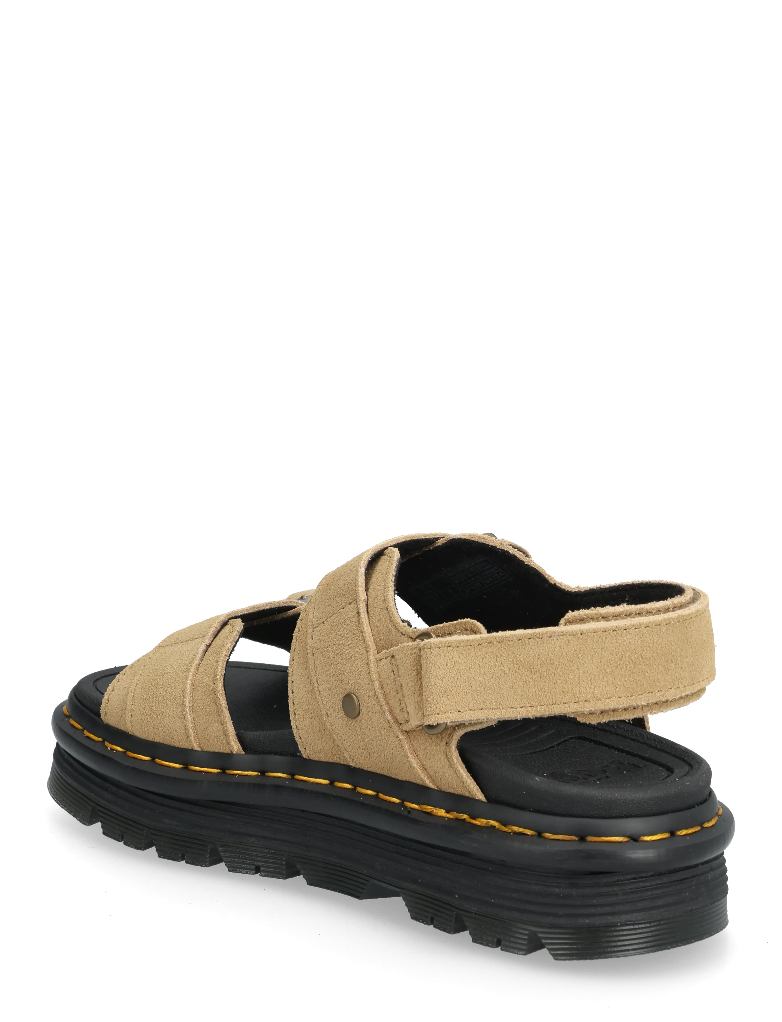 Dr. Martens - Zebzag Sandal Savannah Tan Eh Suede - platformsandaler - savannah tan - 2