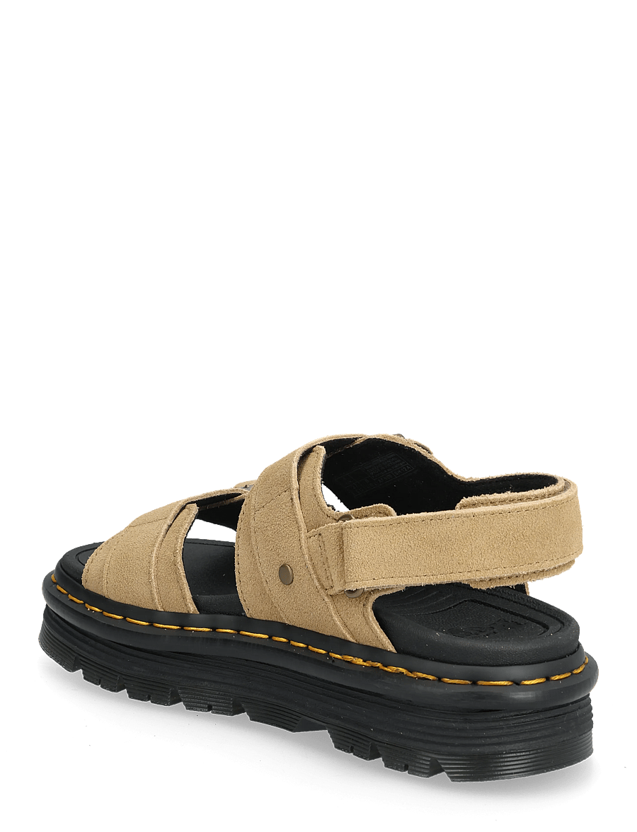 Dr. Martens - Zebzag Sandal Savannah Tan Eh Suede - platvorm sandaalid - savannah tan - 2