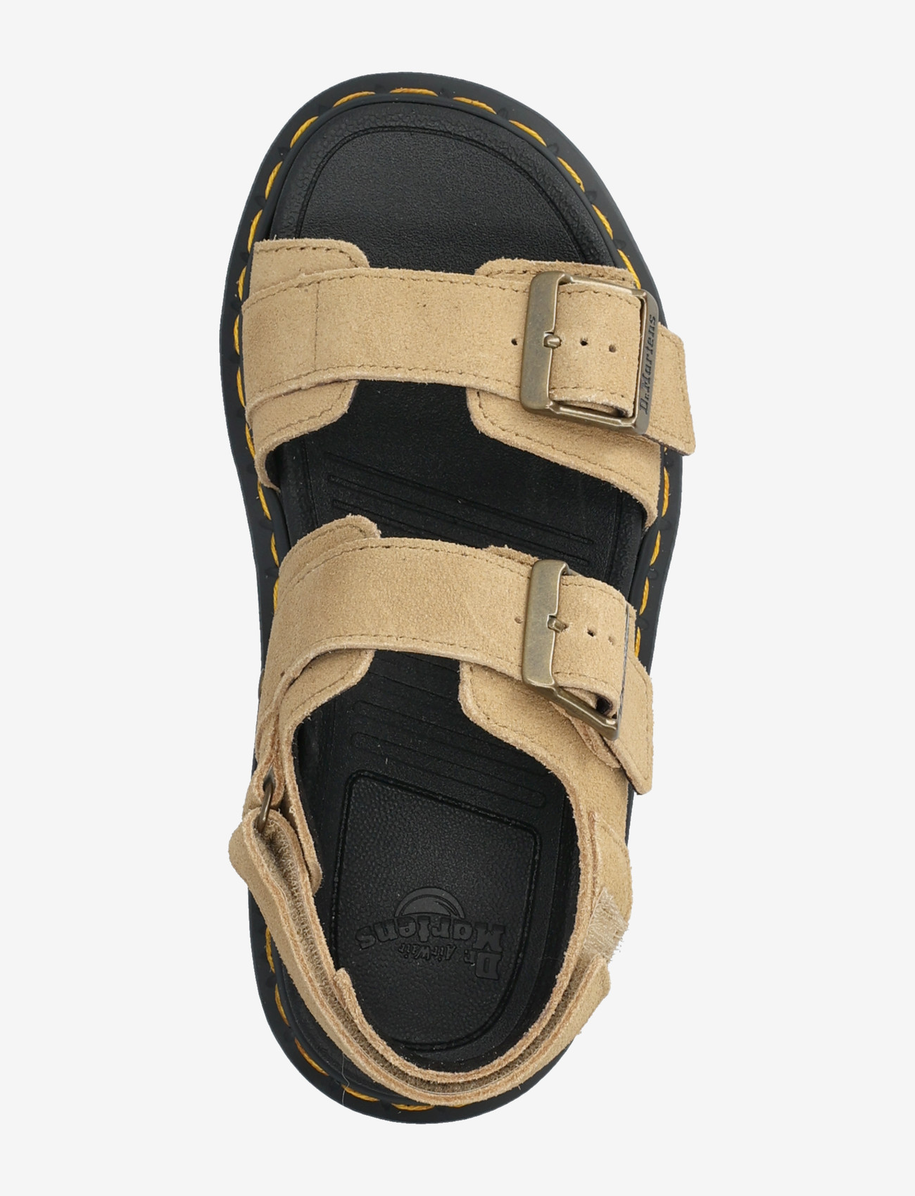 Dr. Martens - Zebzag Sandal Savannah Tan Eh Suede - platform sandals - savannah tan - 3