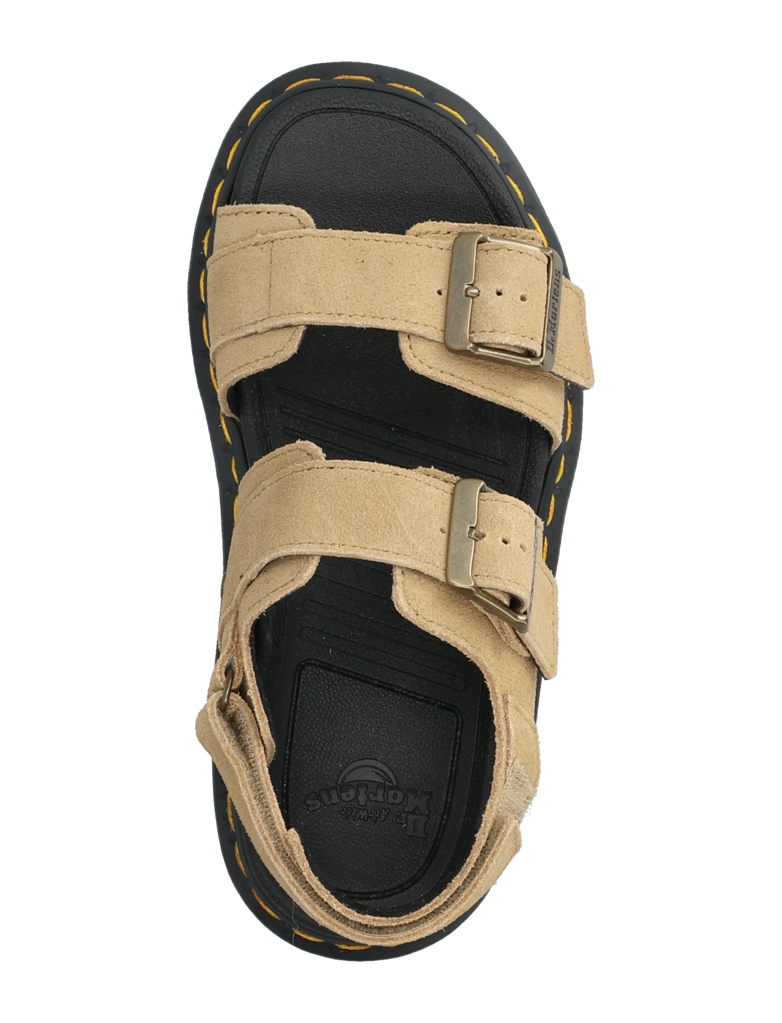 Dr. Martens - Zebzag Sandal Savannah Tan Eh Suede - platformsandaler - savannah tan - 3