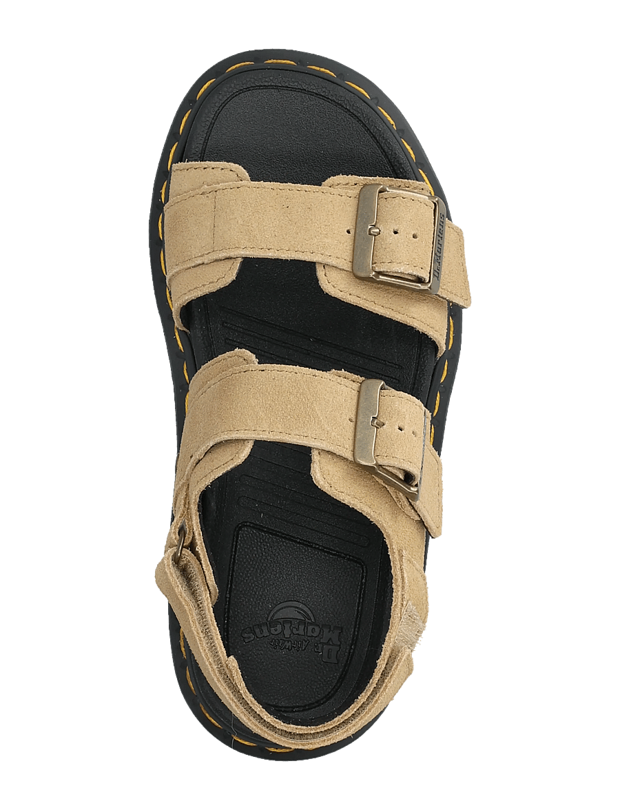 Dr. Martens - Zebzag Sandal Savannah Tan Eh Suede - platvorm sandaalid - savannah tan - 3