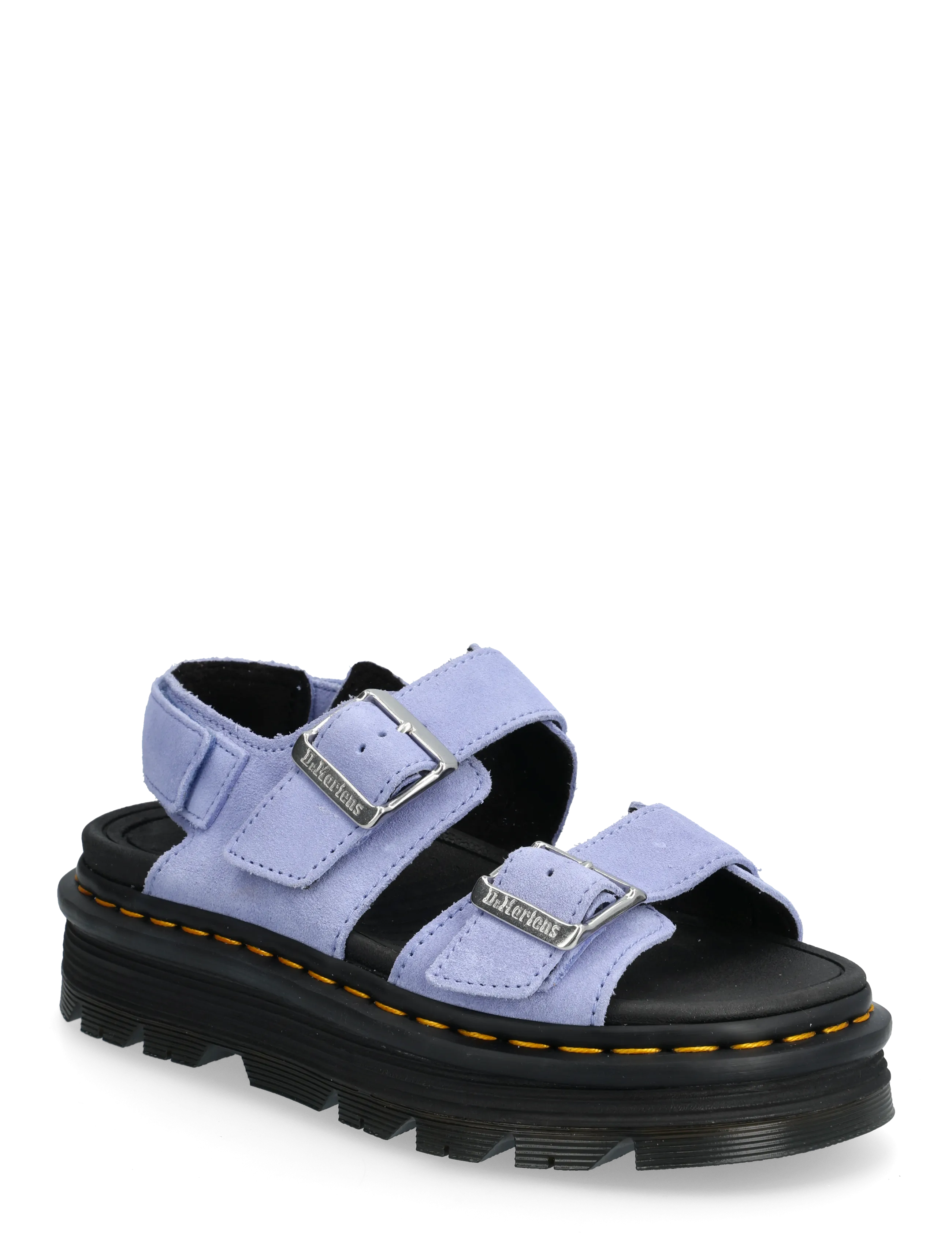 Dr. Martens Zebzag Sandal Suede, 40, Sandals, Lila - Platform Frauen