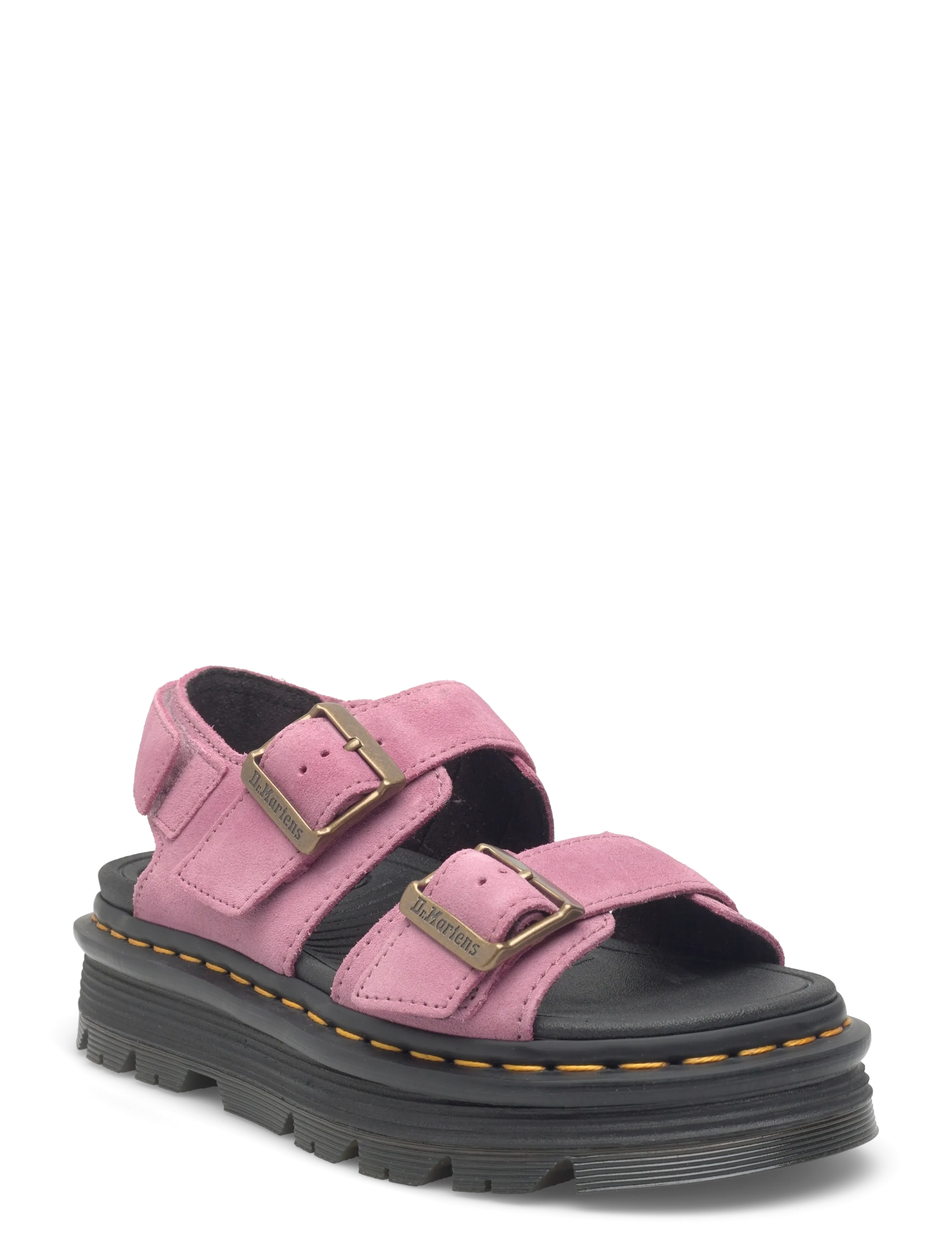 Dr. Martens Zebzag Sandal Dusty Rose Eh Suede, 42, Pink, Sandals > Platform Sandals, Dame