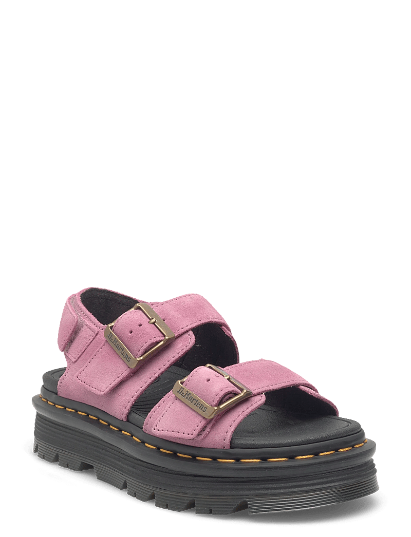 Dr. Martens - Zebzag Sandal Dusty Rose Eh Suede - plateau-sandalen - dusty rose - 0