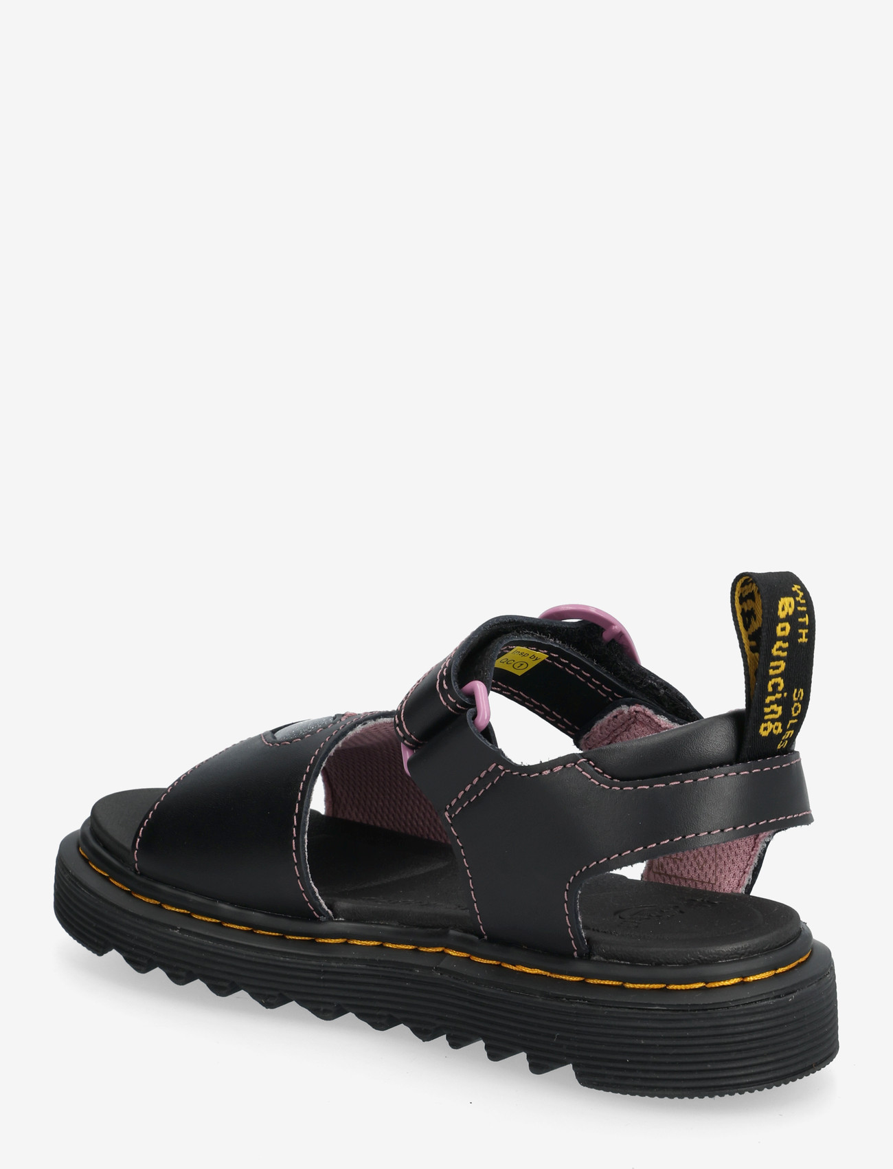 Dr. Martens - Marlowe Hearts Ii J Black Lucido+Nebula Glitter - sandaler - black - 2