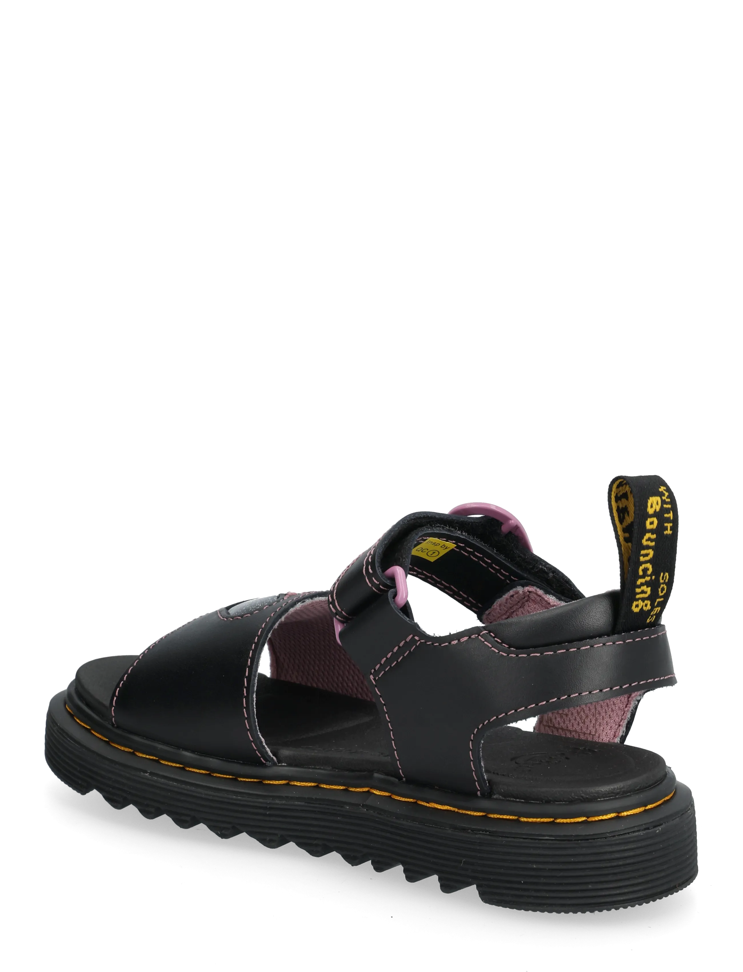 Dr. Martens - Marlowe Hearts Ii J Black Lucido+Nebula Glitter - sandals - black - 2