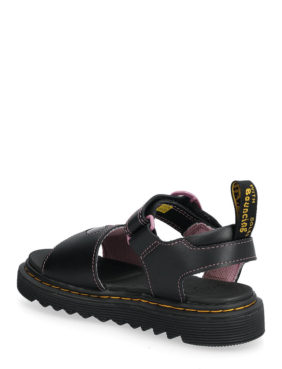 Dr. Martens - Marlowe Hearts Ii J Black Lucido+Nebula Glitter - sandaalid - black - 2