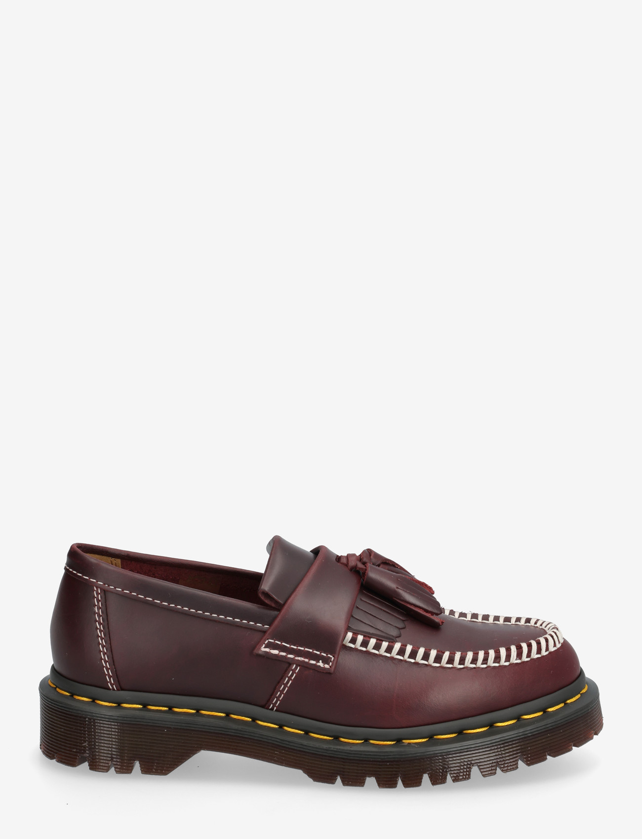Dr. Martens ADRIAN Cherry Red モカシン UK4 Dr. Martens Adrian Ben Cherry Red Orleans (DMS42849600) - Loafers