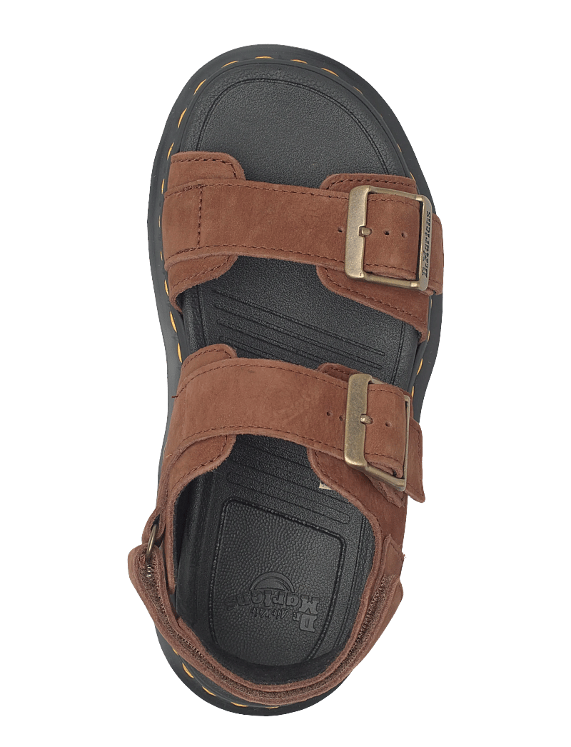 Dr. Martens - Zebzag Sandal Sepia Brown Tumbled Nubuck - plateau-sandalen - sepia brown - 3
