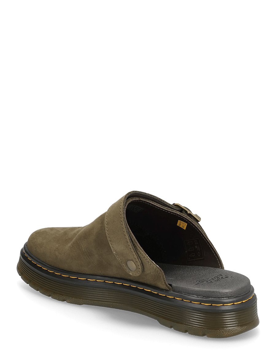 Dr. Martens - Brookline Mule Dms Olive Milled Nubuck Wp - muula-kingad ja kotad - dms olive - 1