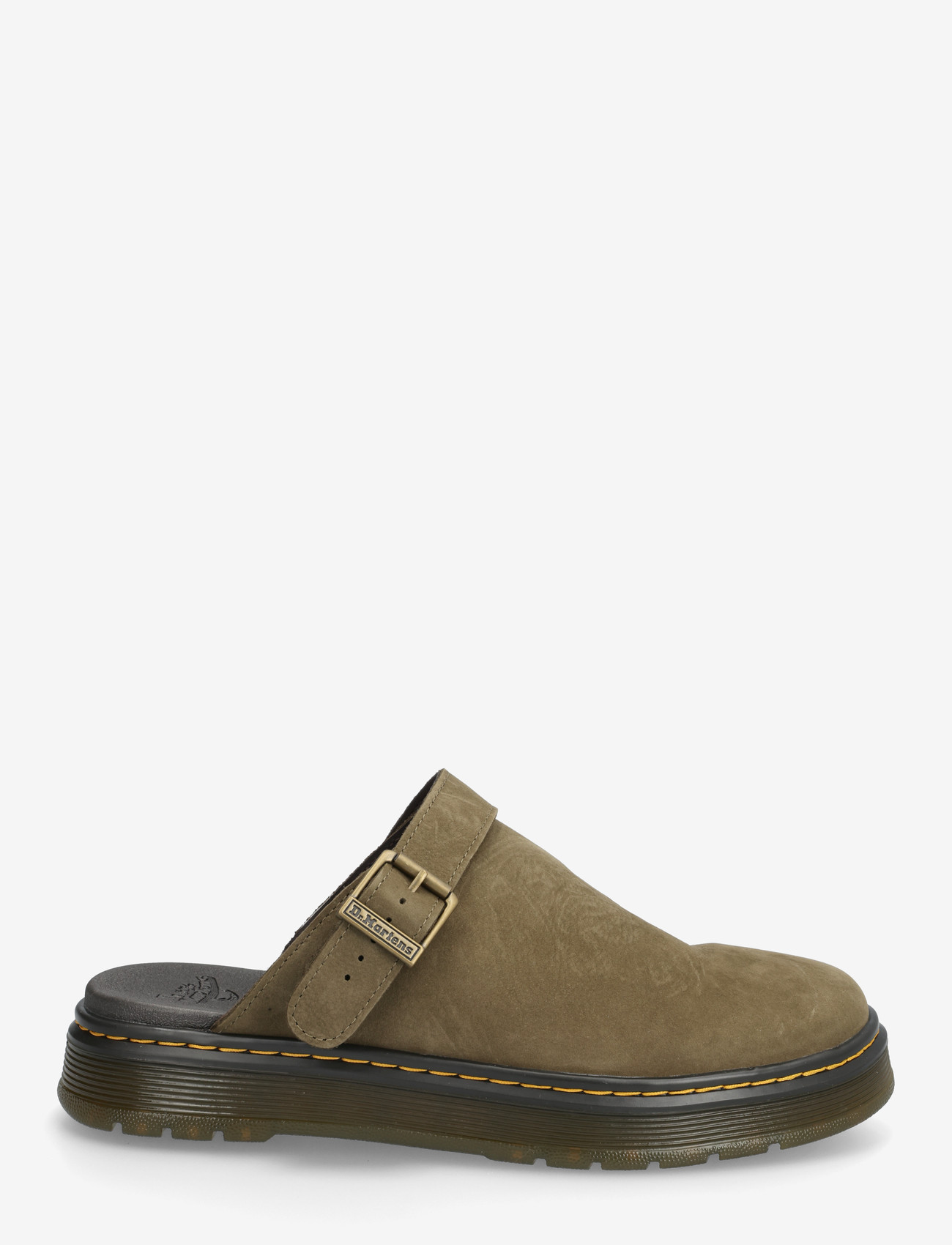 Dr. Martens - Brookline Mule Dms Olive Milled Nubuck Wp - mules & clogs - dms olive - 2