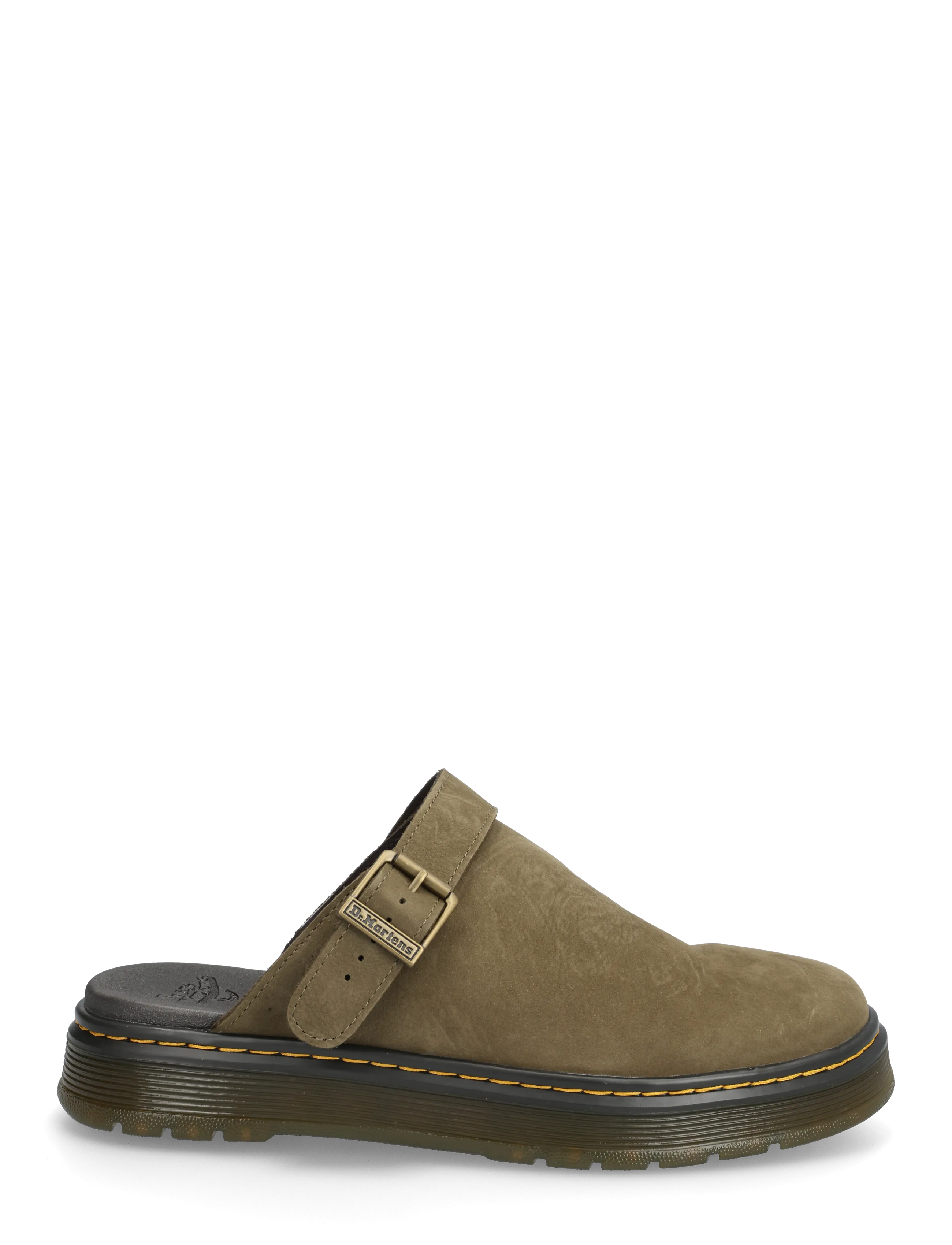 Dr. Martens - Brookline Mule Dms Olive Milled Nubuck Wp - mules & clogs - dms olive - 2