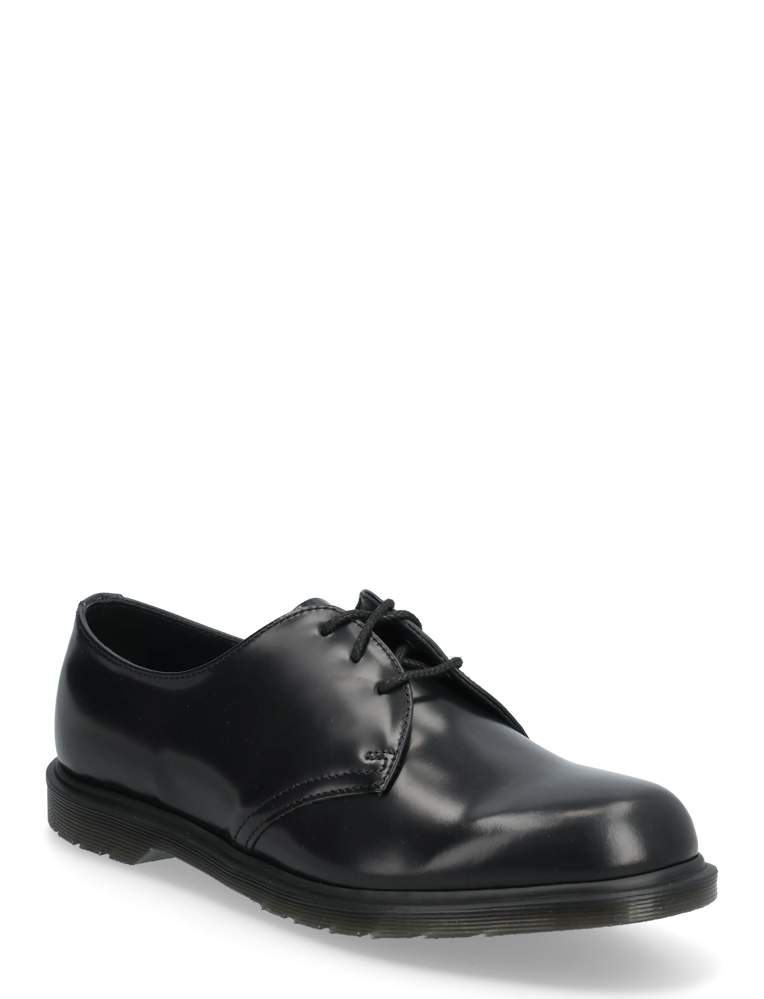Dr. Martens Mayfare Shoe Black Polished Smooth - Dr. Martens - BLACK / black