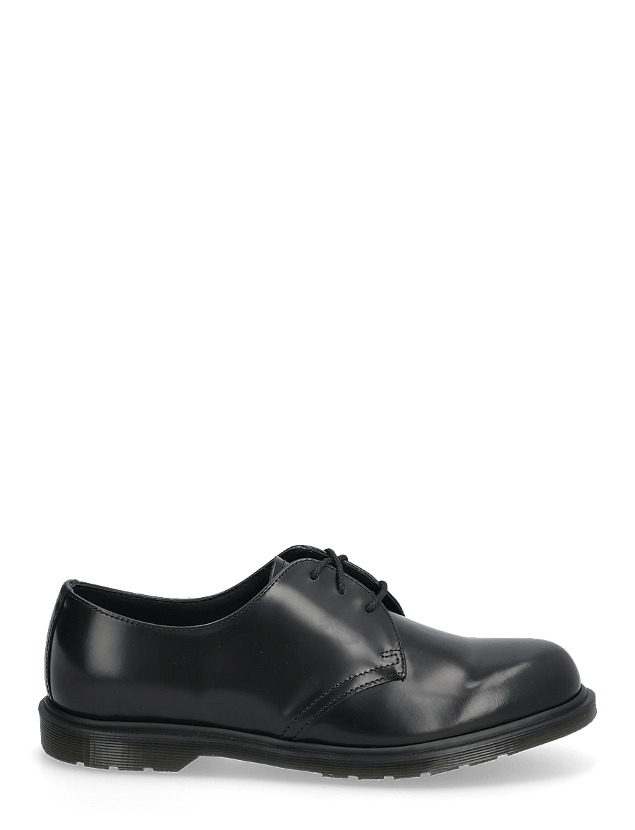 Dr. Martens - Mayfare Shoe Black Polished Smooth - derby apavi - black - 1