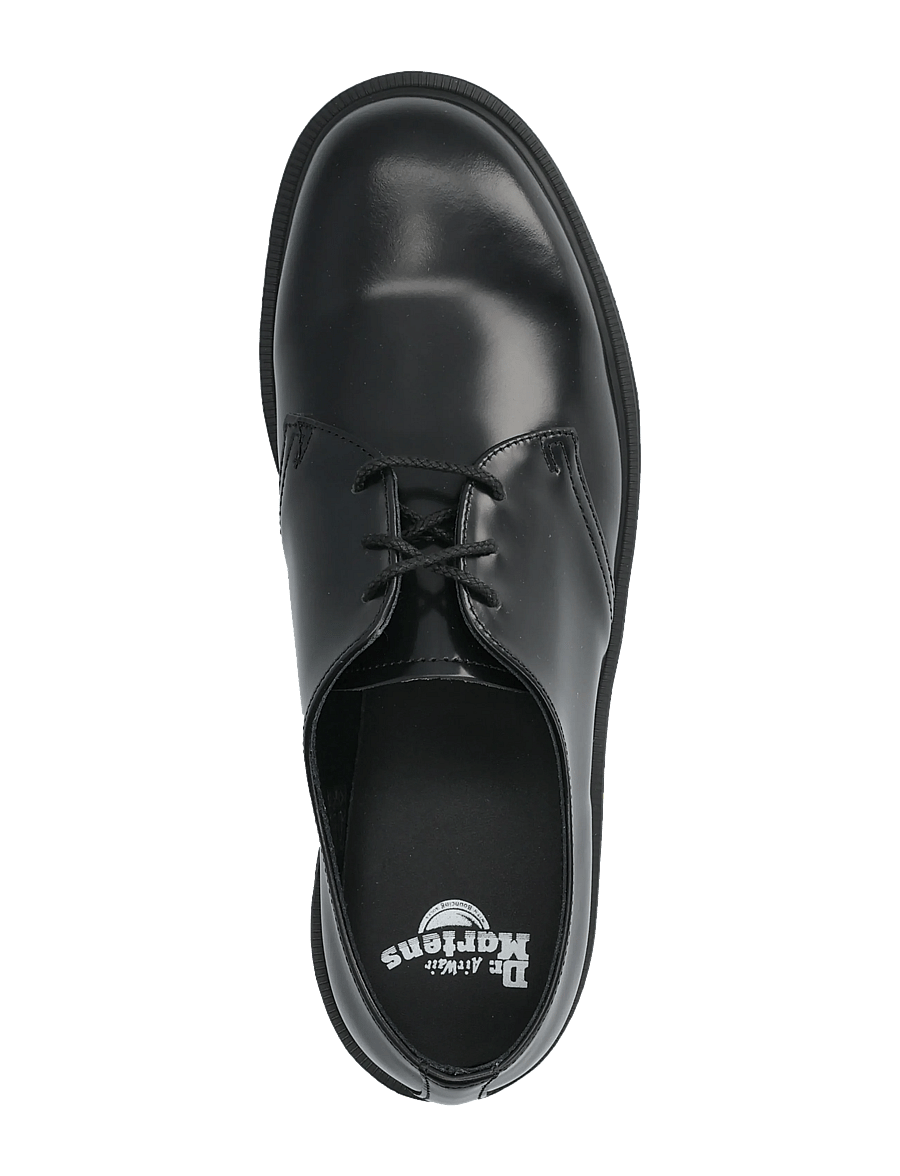Dr. Martens - Mayfare Shoe Black Polished Smooth - derby apavi - black - 3