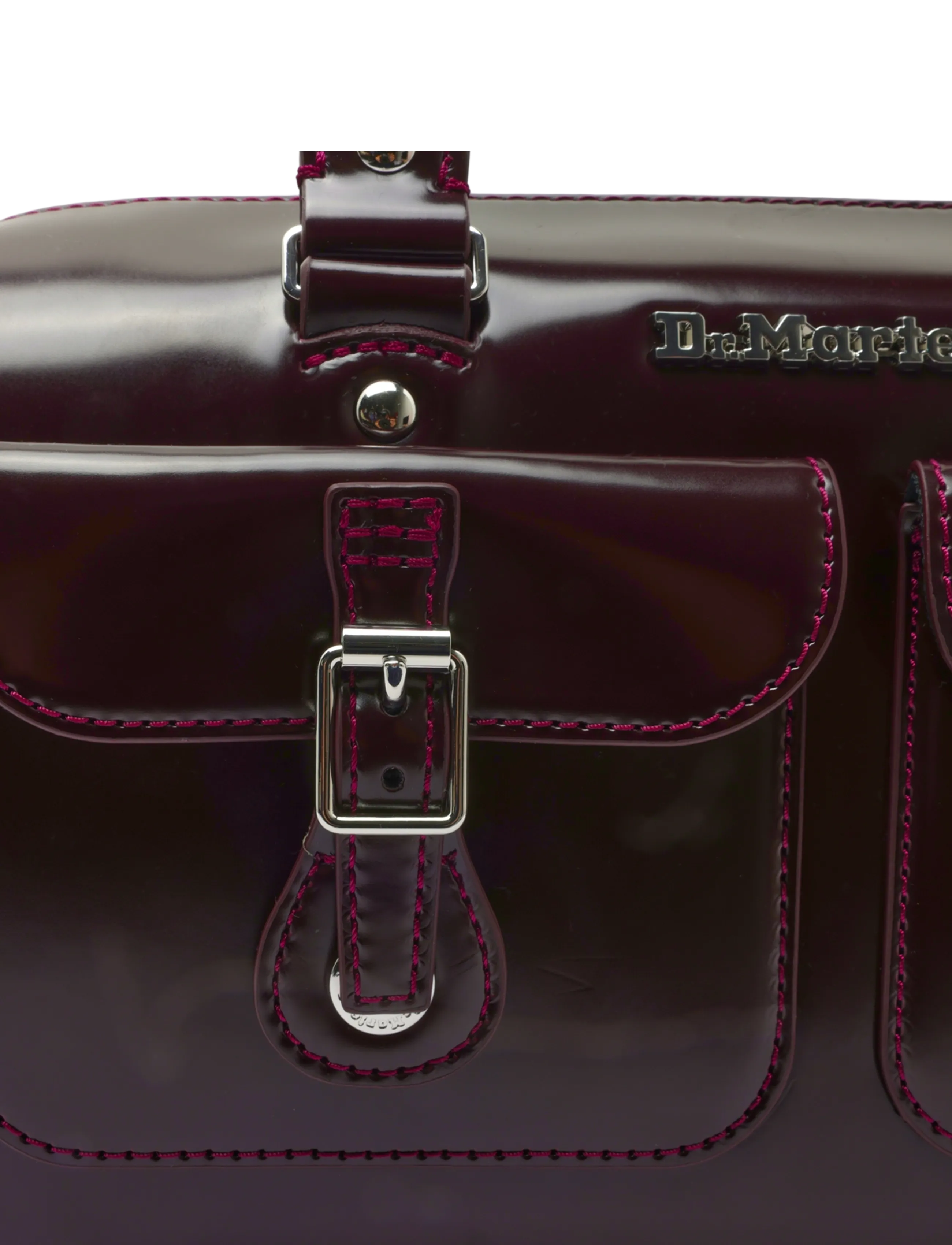 Dr. Martens - Top Handle Bag Cherry Red Oxford Rub Off - speciella tillfällen - cherry red - 2