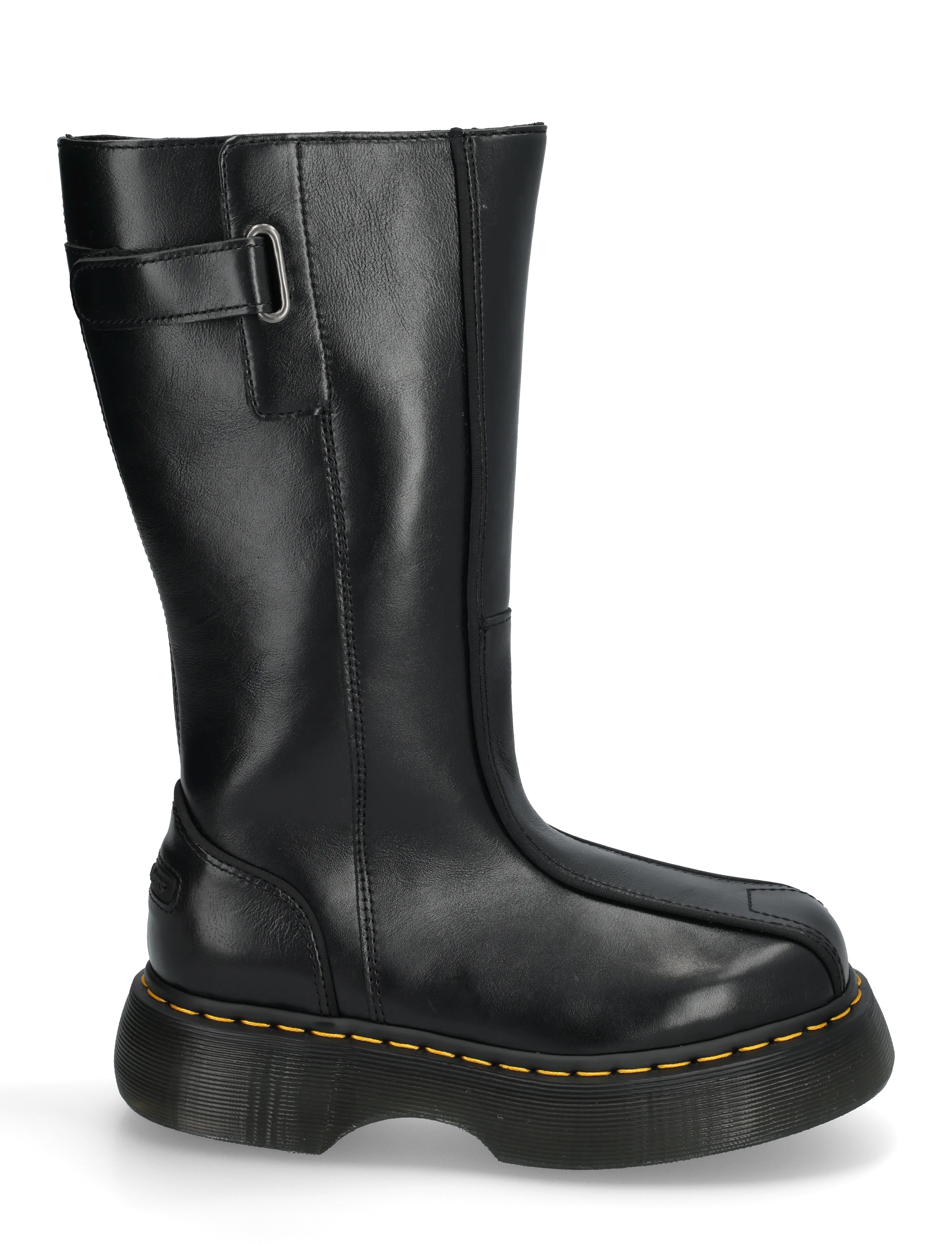 Dr. Martens - Buzz Hi Black Milled Gloss - langskaftede støvler - black - 2