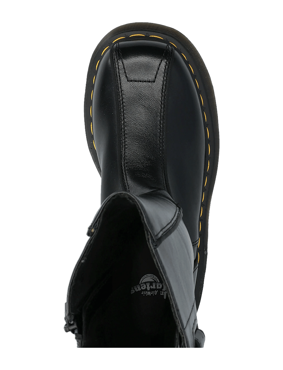 Dr. Martens - Buzz Hi Black Milled Gloss - langskaftede støvler - black - 3