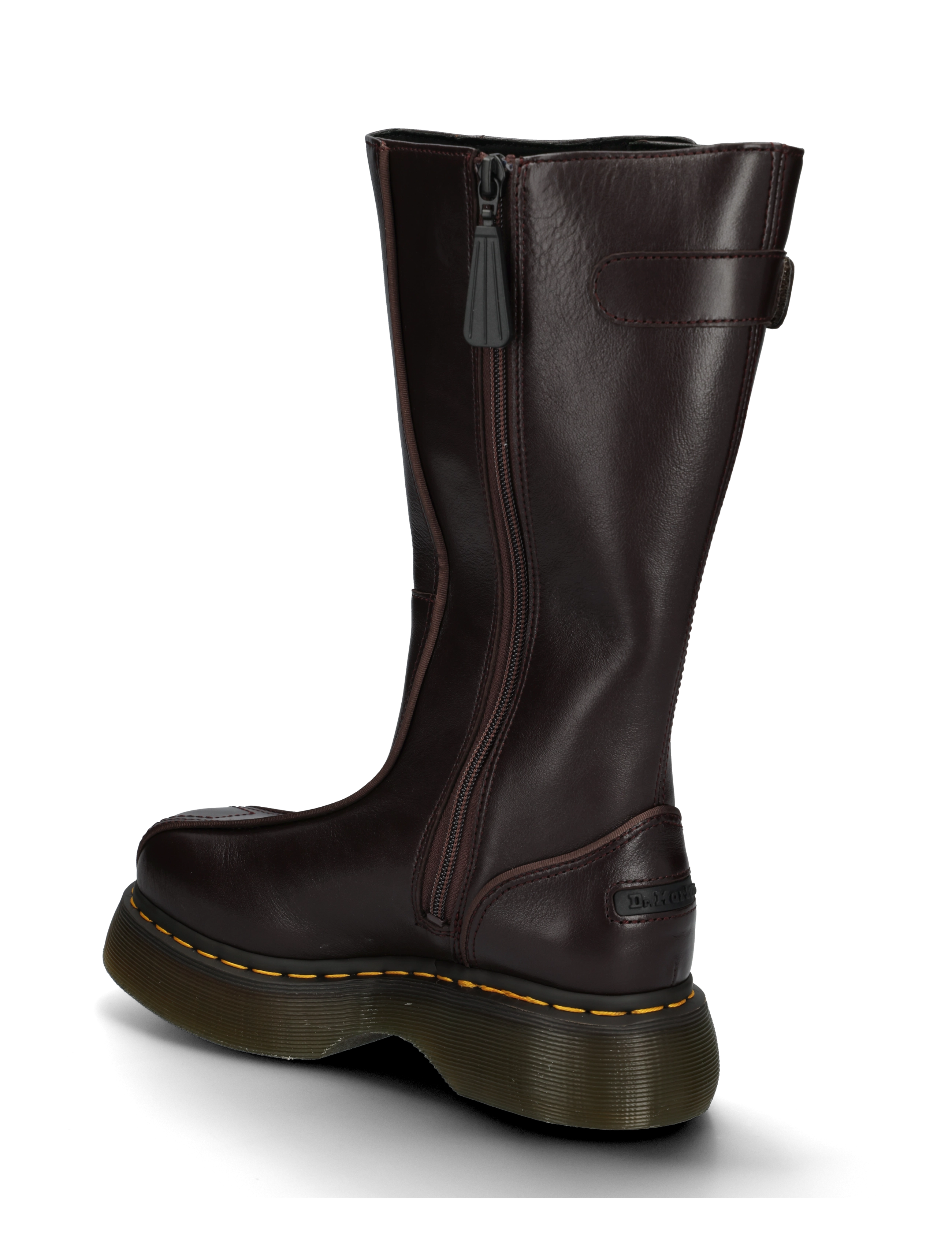 Dr. Martens - Buzz Hi Dark Brown Milled Gloss - dark brown - 1