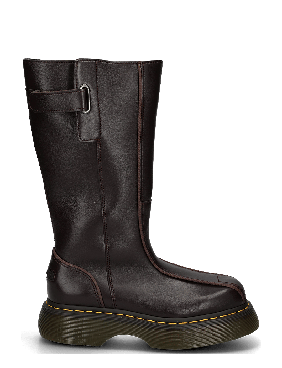 Dr. Martens - Buzz Hi Dark Brown Milled Gloss - stiefeletten mit absatz - dark brown - 2