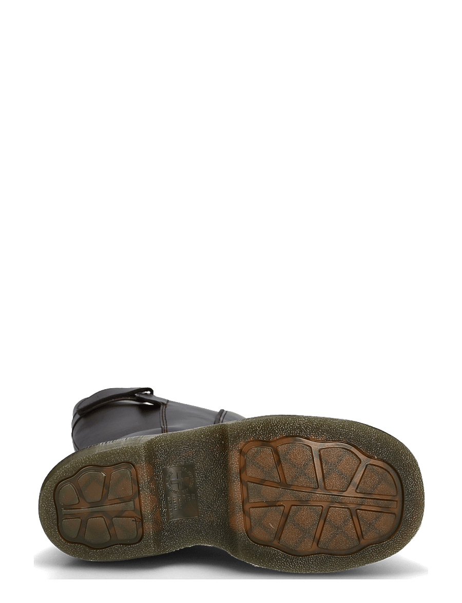 Dr. Martens - Buzz Hi Dark Brown Milled Gloss - stiefeletten mit absatz - dark brown - 4