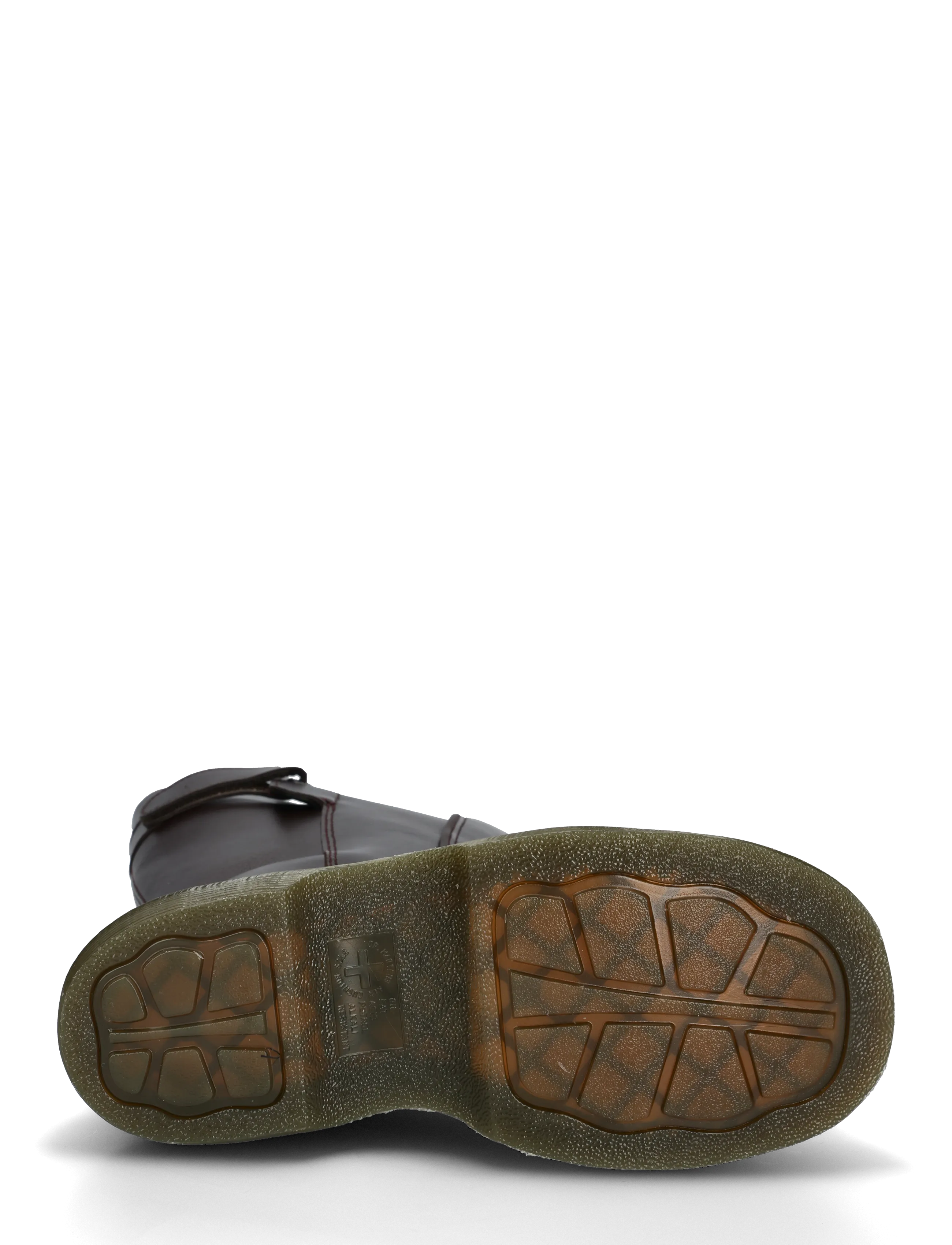 Dr. Martens - Buzz Hi Dark Brown Milled Gloss - flache stiefeletten - dark brown - 4