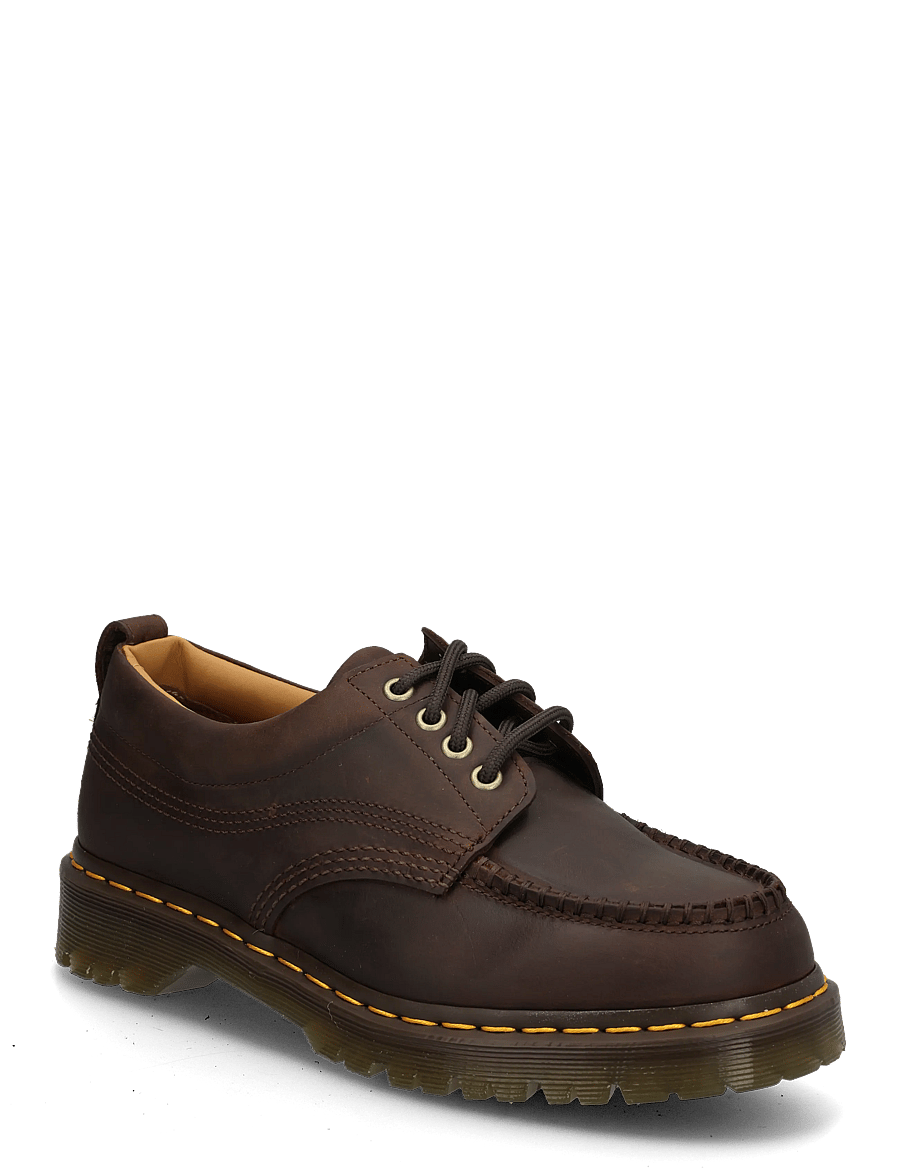 Dr. Martens - Lowell Dark Brown Crazy Horse - Šņorējami zābaki - dark brown - 0