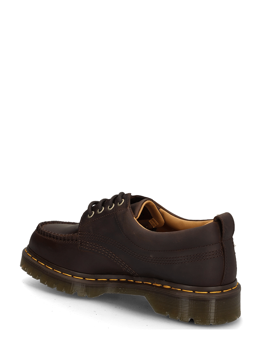 Dr. Martens - Lowell Dark Brown Crazy Horse - laced boots - dark brown - 1