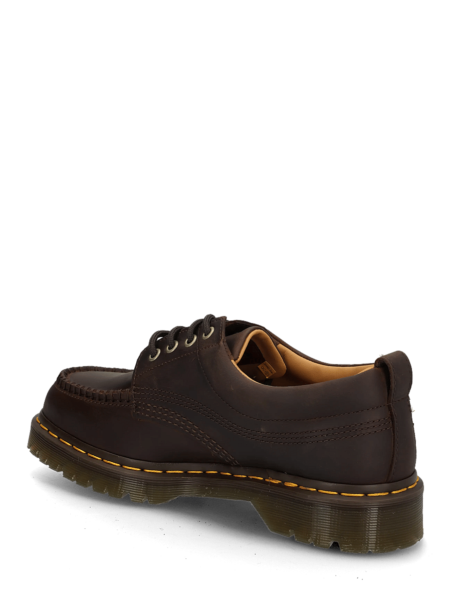 Dr. Martens - Lowell Dark Brown Crazy Horse - Šņorējami zābaki - dark brown - 1