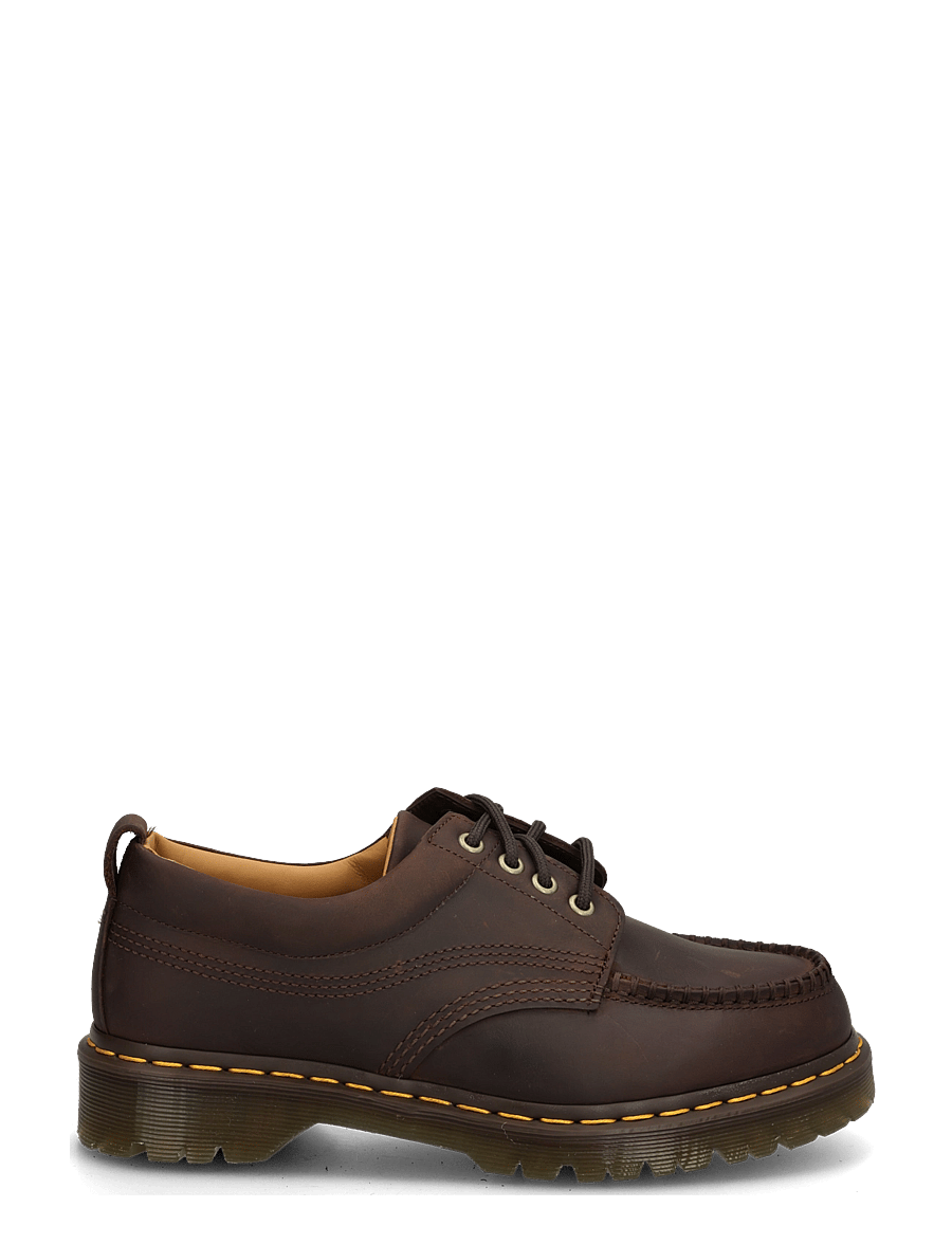 Dr. Martens - Lowell Dark Brown Crazy Horse - laced boots - dark brown - 2