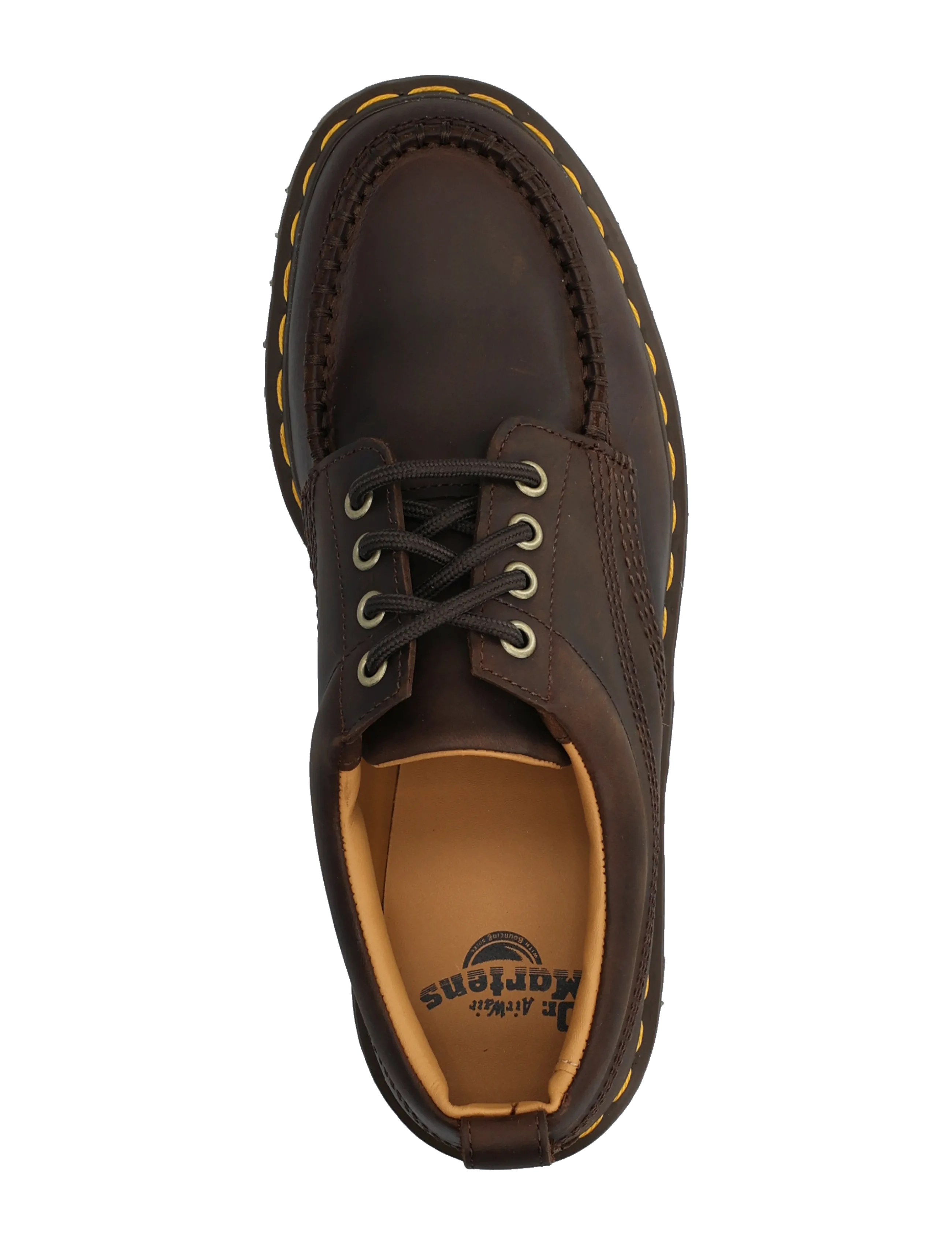 Dr. Martens - Lowell Dark Brown Crazy Horse - Šņorējami zābaki - dark brown - 3