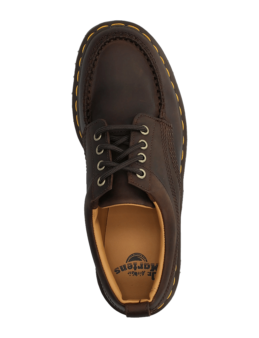Dr. Martens - Lowell Dark Brown Crazy Horse - Šņorējami zābaki - dark brown - 3