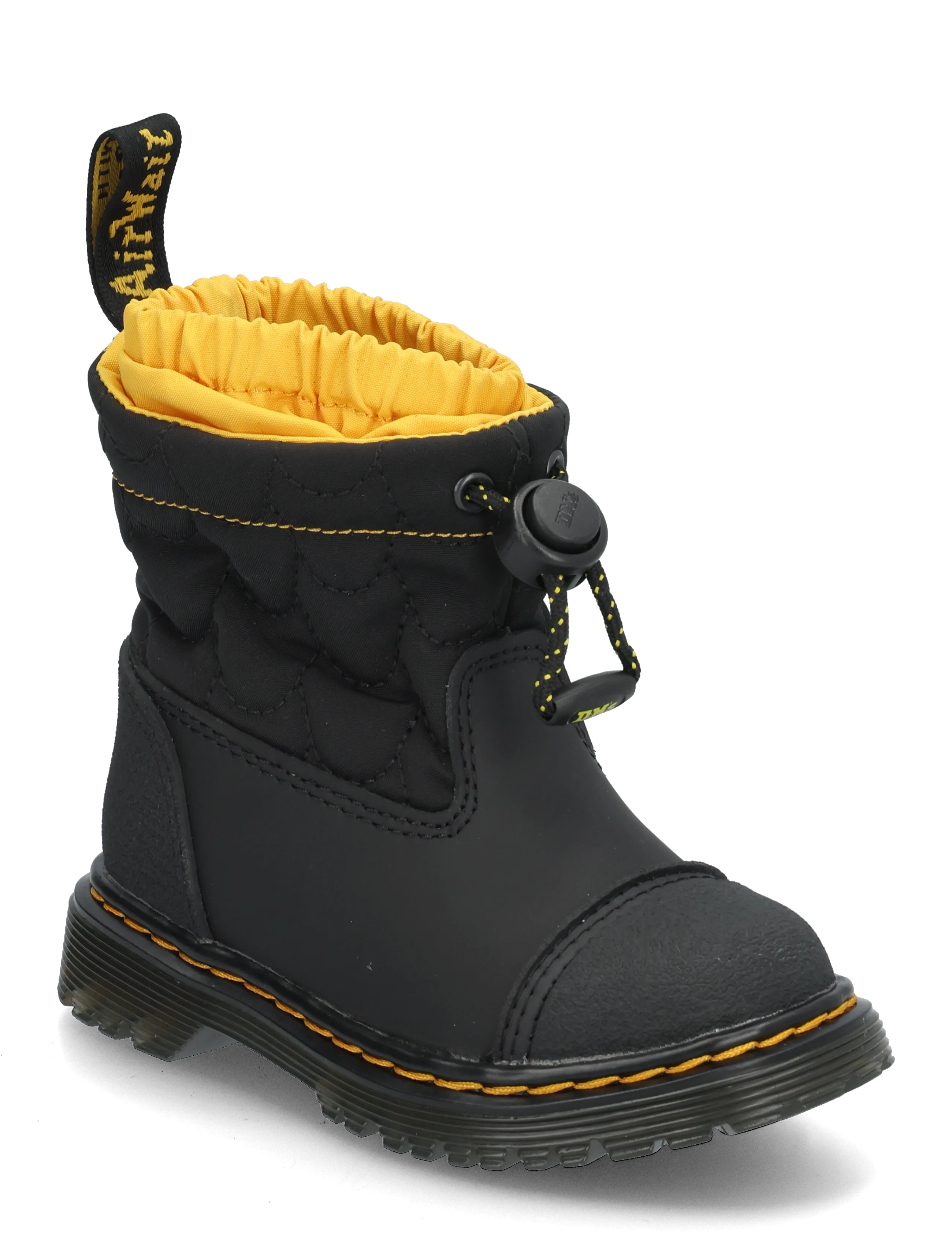 Dr. Martens Cullen Ii T Black Rubberised Leather+Soft Poly - Schuhe - BLACK / black