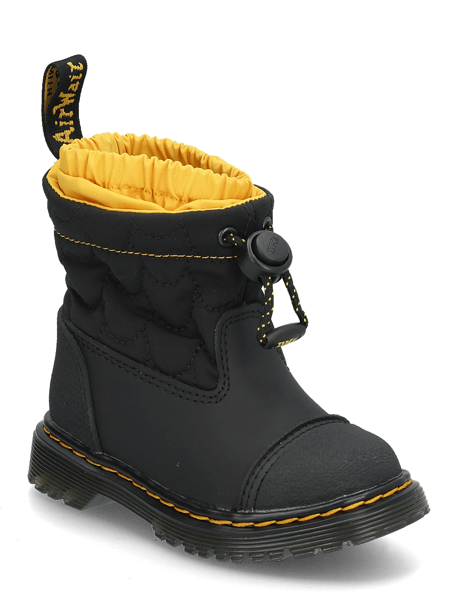 Dr. Martens - Cullen Ii T Black Rubberised Leather+Soft Poly - winterstiefel - black - 0