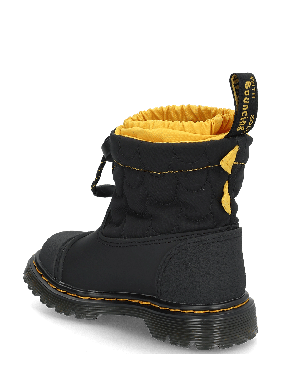 Dr. Martens - Cullen Ii T Black Rubberised Leather+Soft Poly - winter boots - black - 1