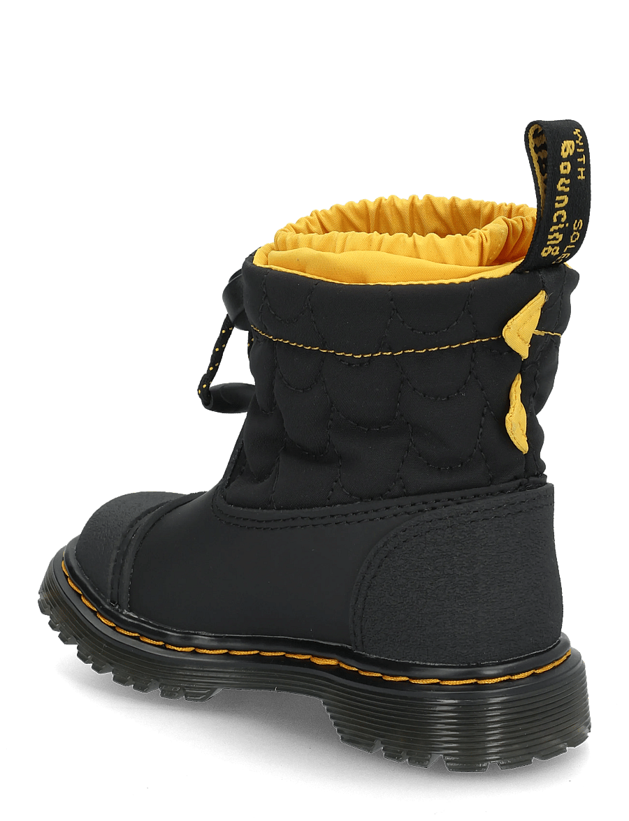 Dr. Martens - Cullen Ii T Black Rubberised Leather+Soft Poly - winterstiefel - black - 1
