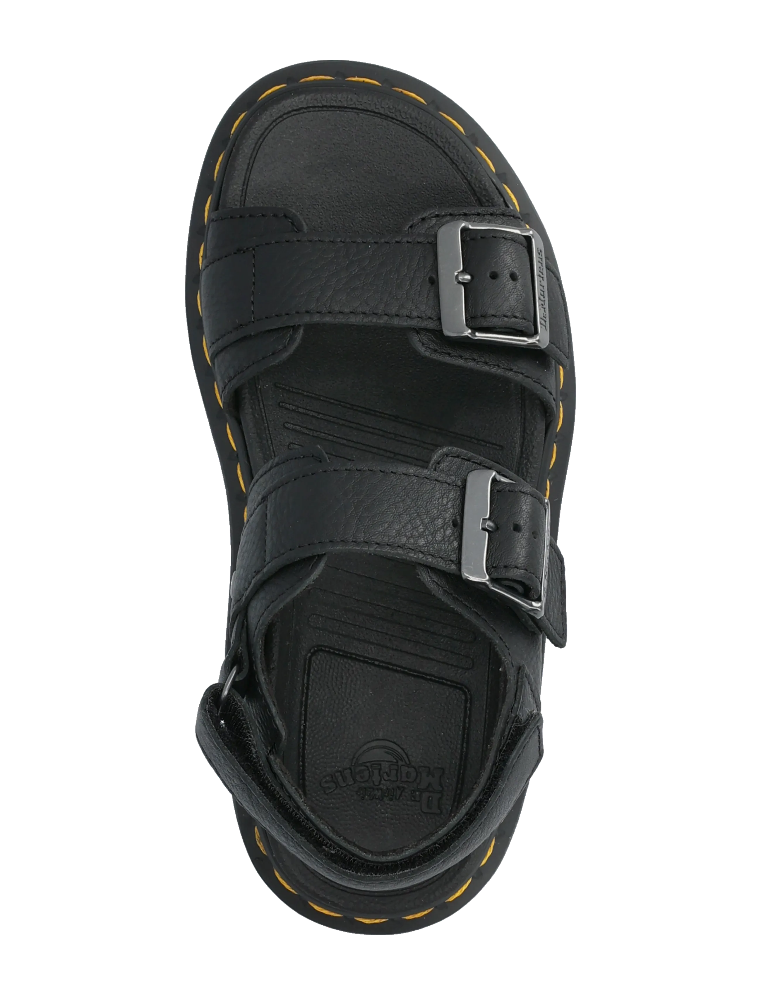 Dr. Martens - Zebzag Sandal Black Pisa - platåsandaler - black - 3