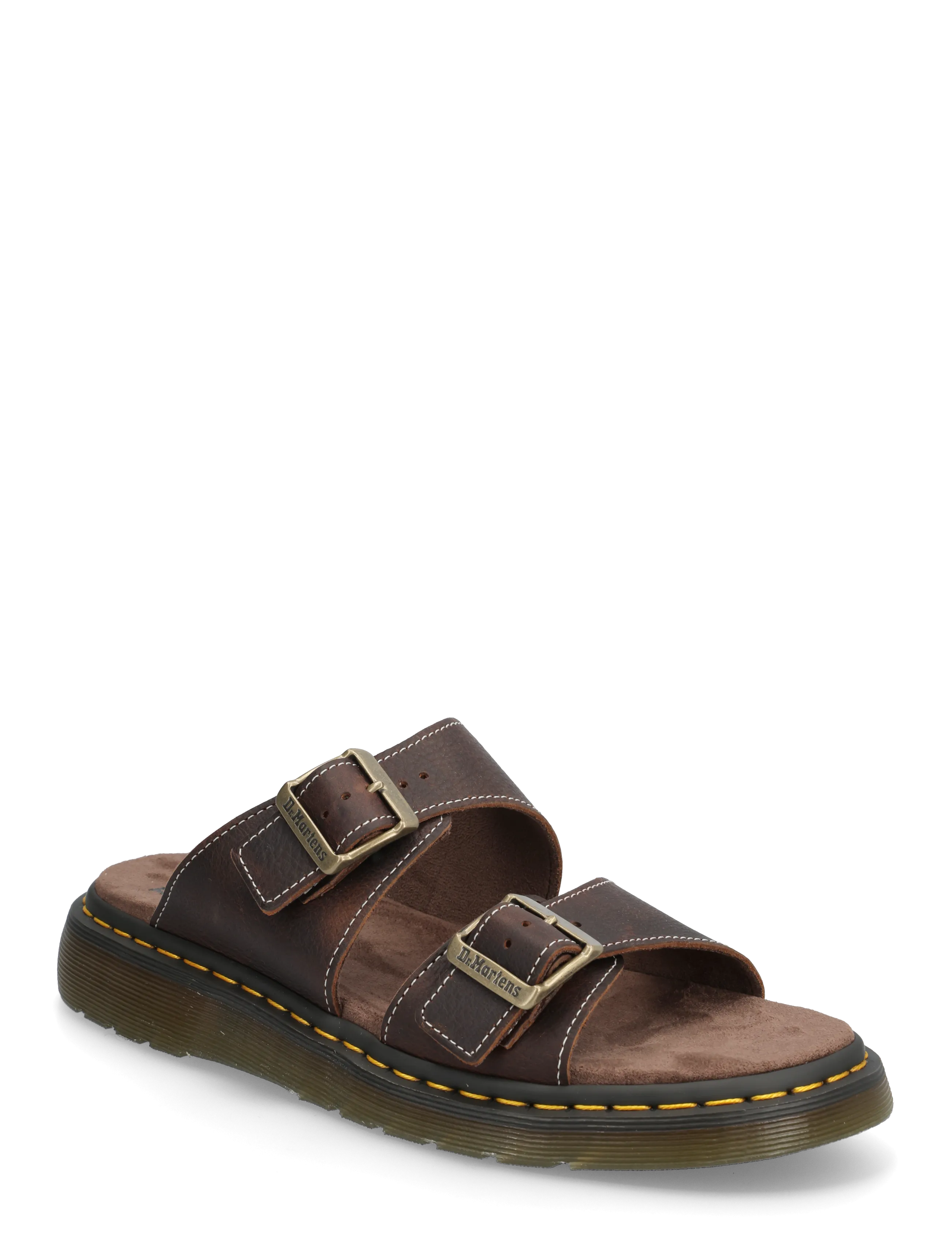 Dr. Martens Josef Dark Brown Grizzly, 40, Designer, Braun - Sandals, Männerswear