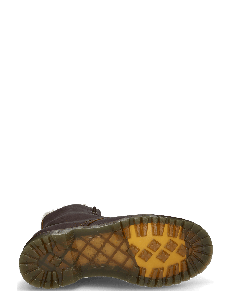 Dr. Martens - 1460 Serena Zip Dark Brown Grizzly - madalad poolsaapad - dark brown - 4
