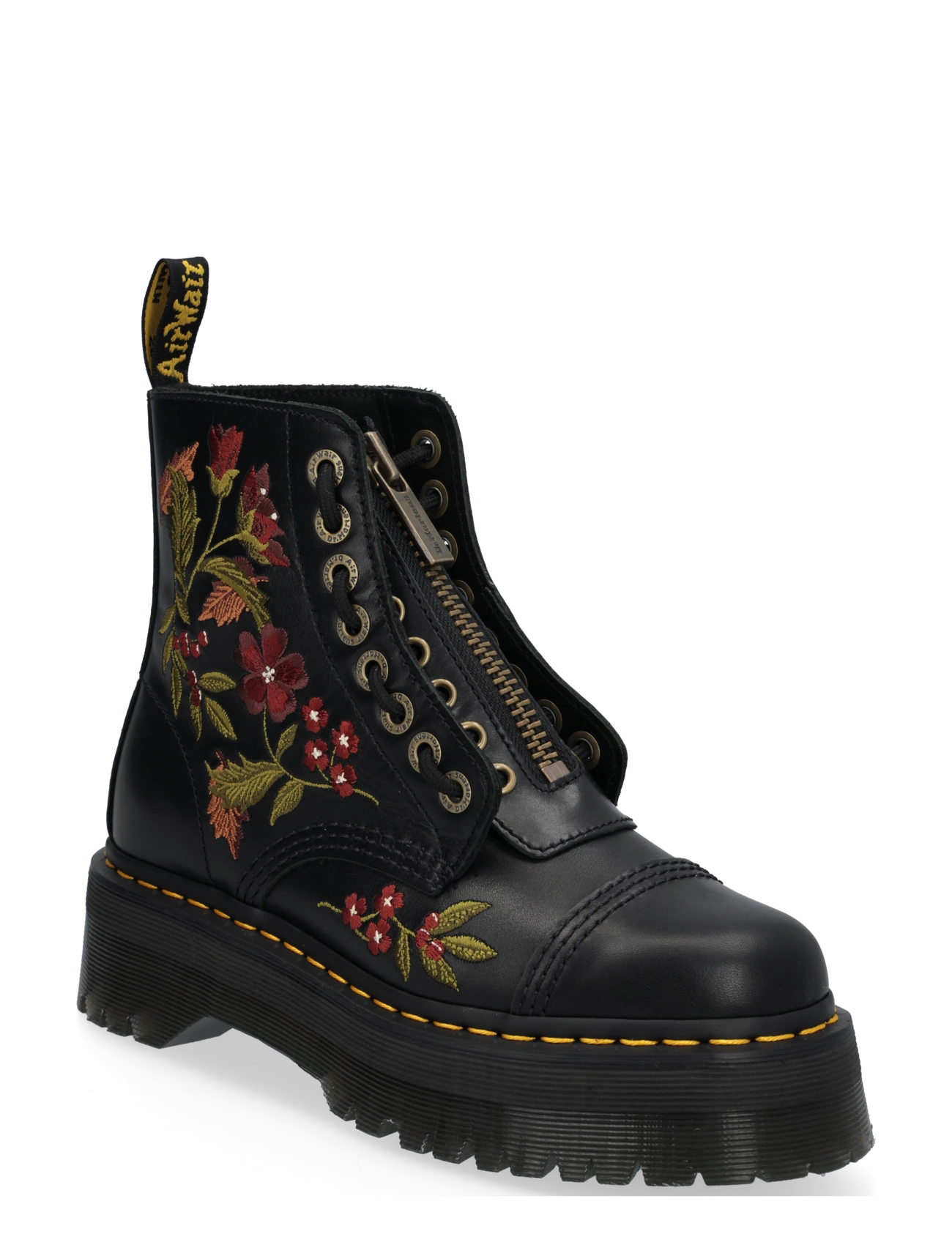 Dr. Martens Sinclair Floral Black Wanama - Dr. Martens - BLACK / black