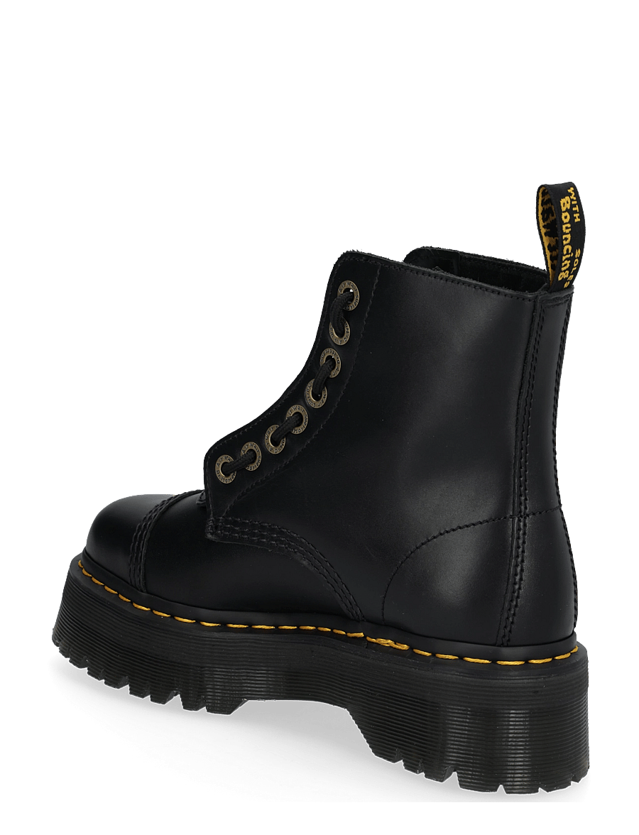 Dr. Martens - Sinclair Floral Black Wanama - kängor - black - 1