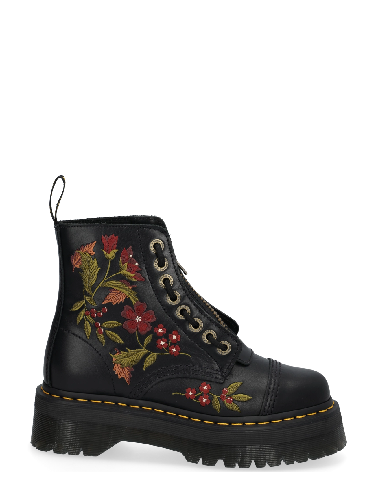 Dr. Martens - Sinclair Floral Black Wanama - kängor - black - 2