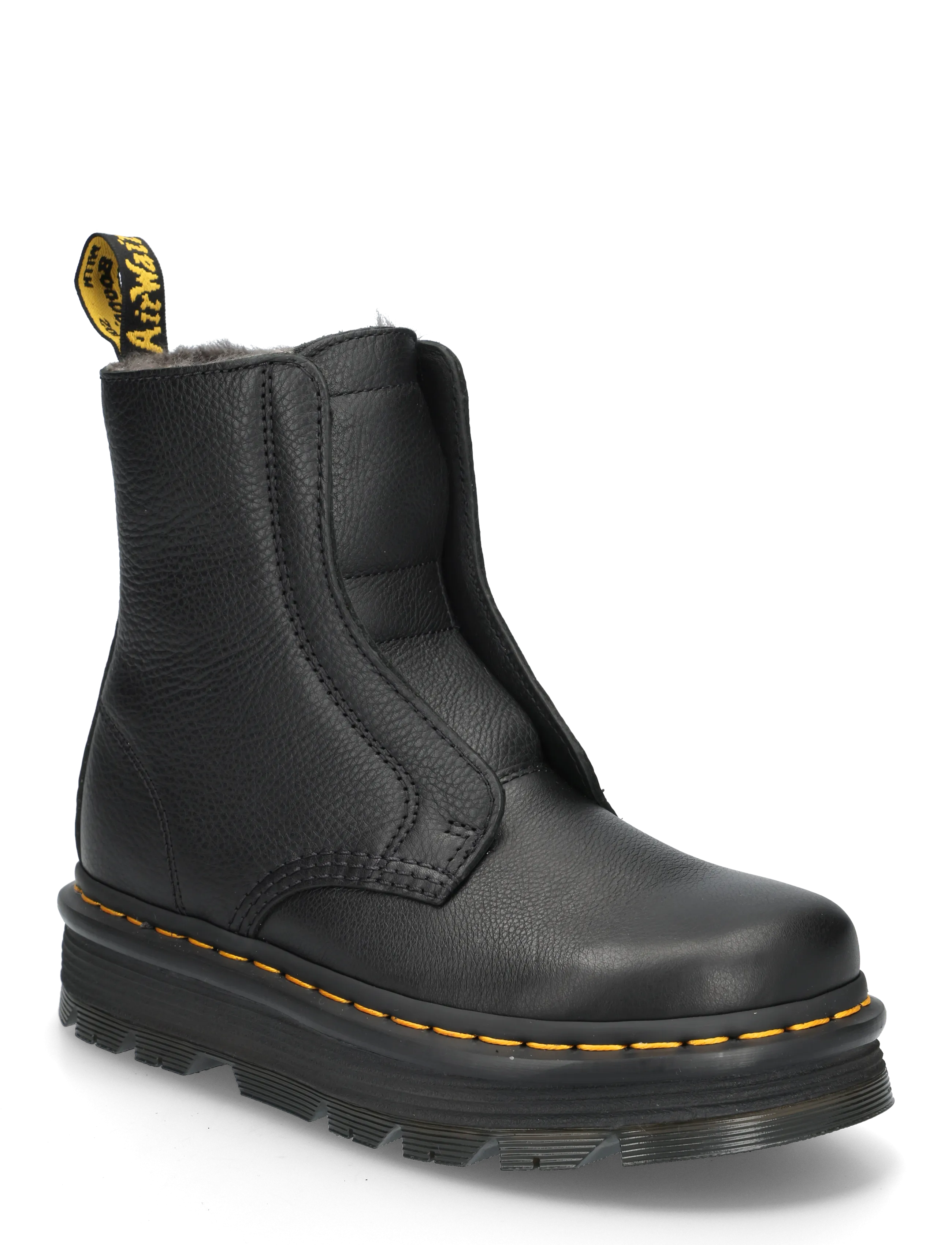 Dr. Martens Zebzag Laceless Wl Black Pisa - Støvler - BLACK / black