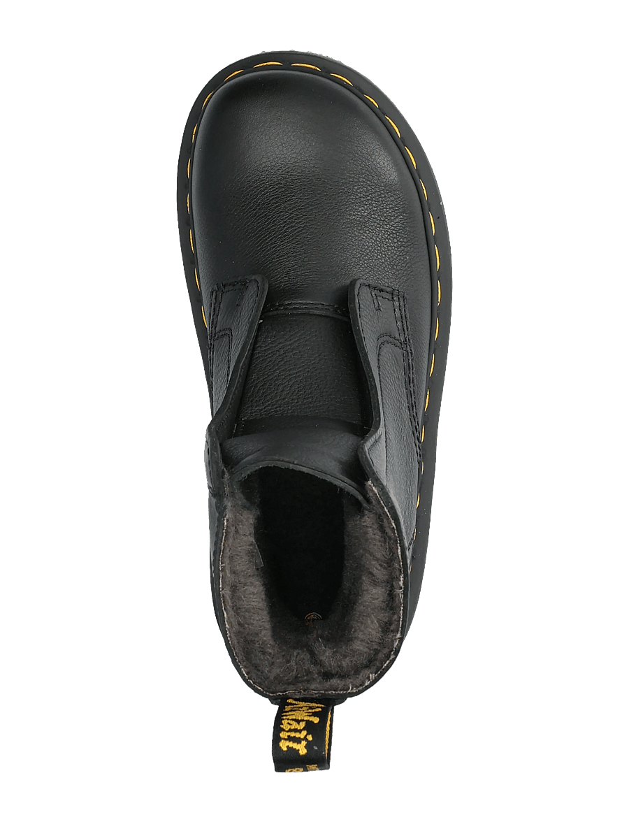 Dr. Martens - Zebzag Laceless Wl Black Pisa - flache stiefeletten - black - 3
