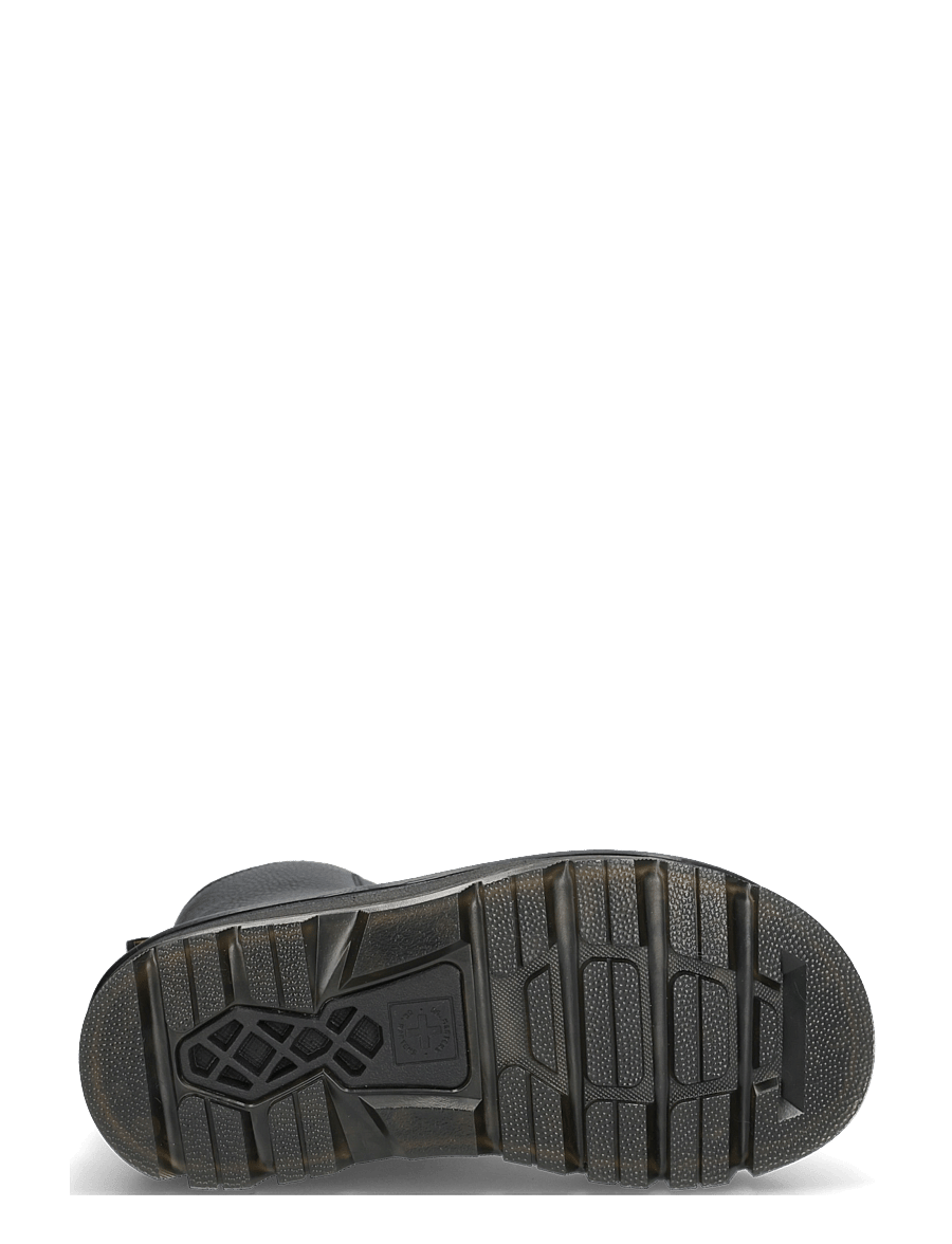 Dr. Martens - Zebzag Laceless Wl Black Pisa - platta ankelboots - black - 4