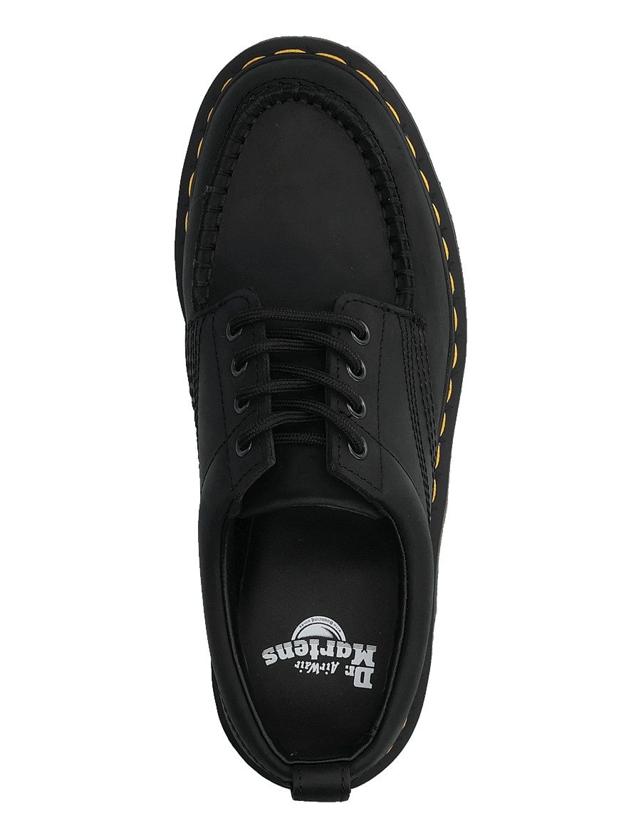 Dr. Martens - Lowell Black Crazy Horse - laced boots - black - 3