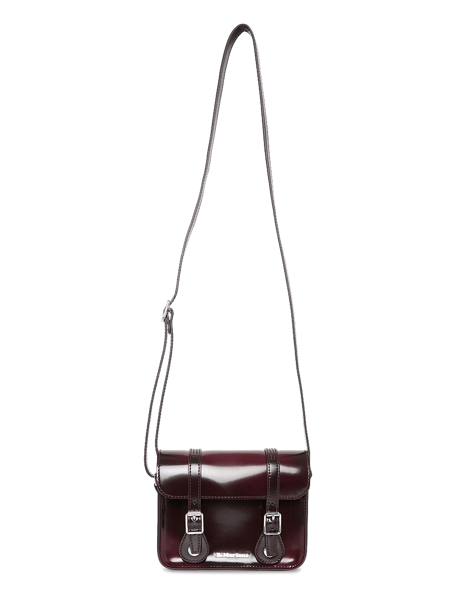 Dr. Martens - 7" Vegan Satchel Cherry Red Cambridge Brush - alltags-style - cherry red - 0